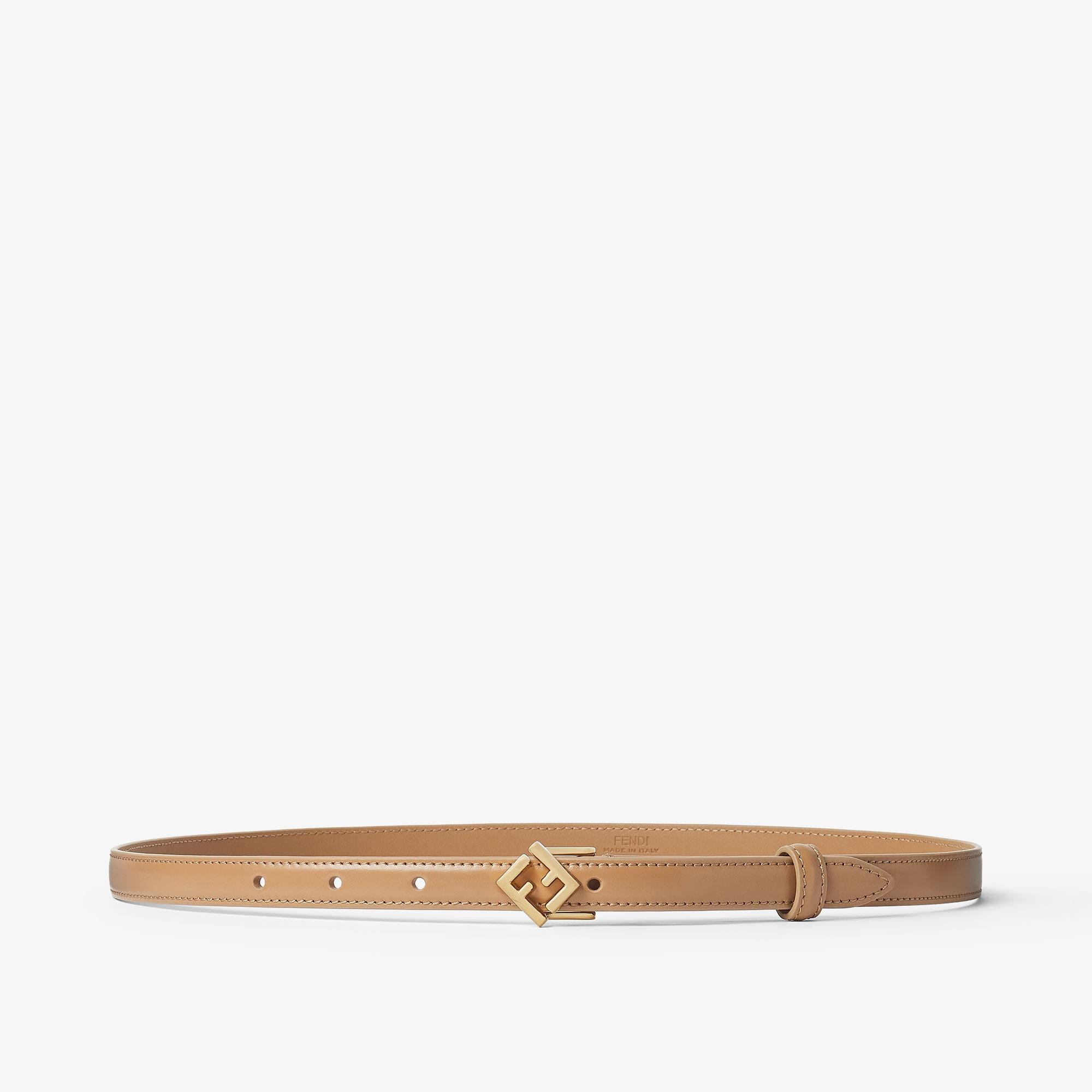 FF Diamonds BeltBeige leather belt Product Image
