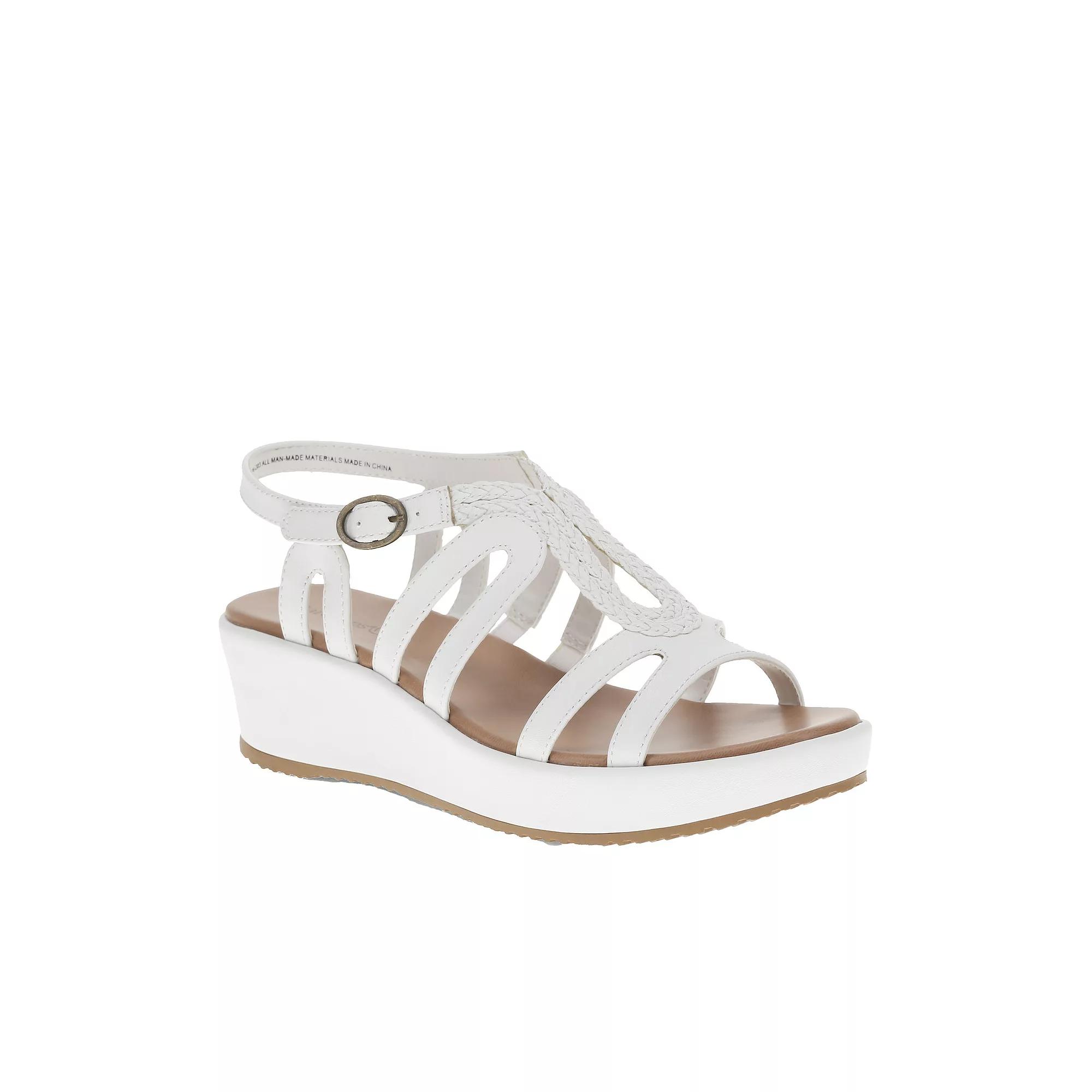 Baretraps Wilma Women's Wedge Sandals, Size: 8.5, White Product Image
