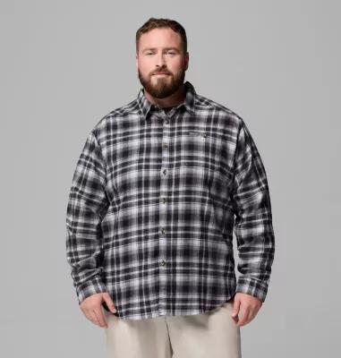 Columbia Mens Cornell Woods Flannel Long Sleeve Shirt - Big- Product Image