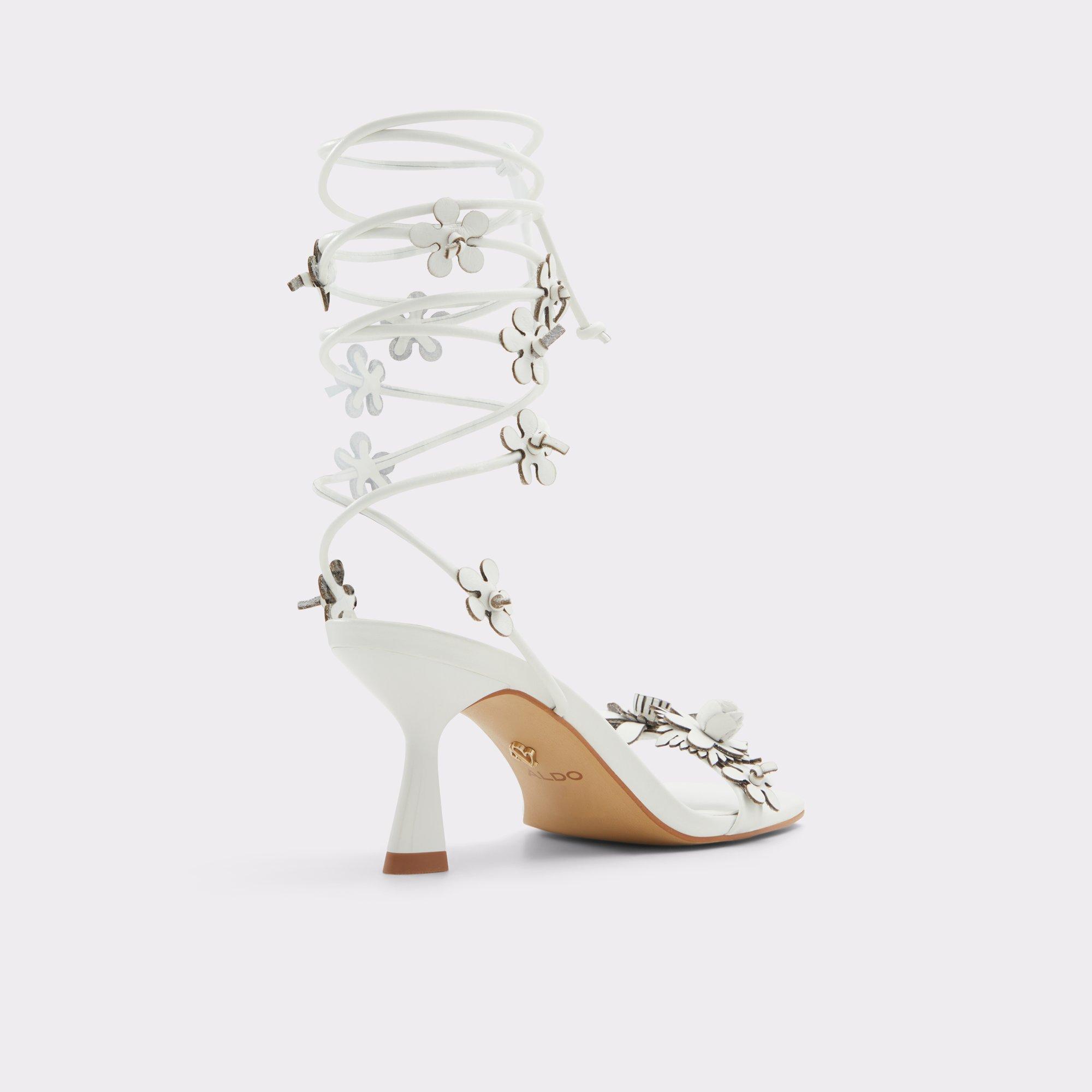 Fiorela White/Bone Women's Strappy sandals | ALDO US Product Image