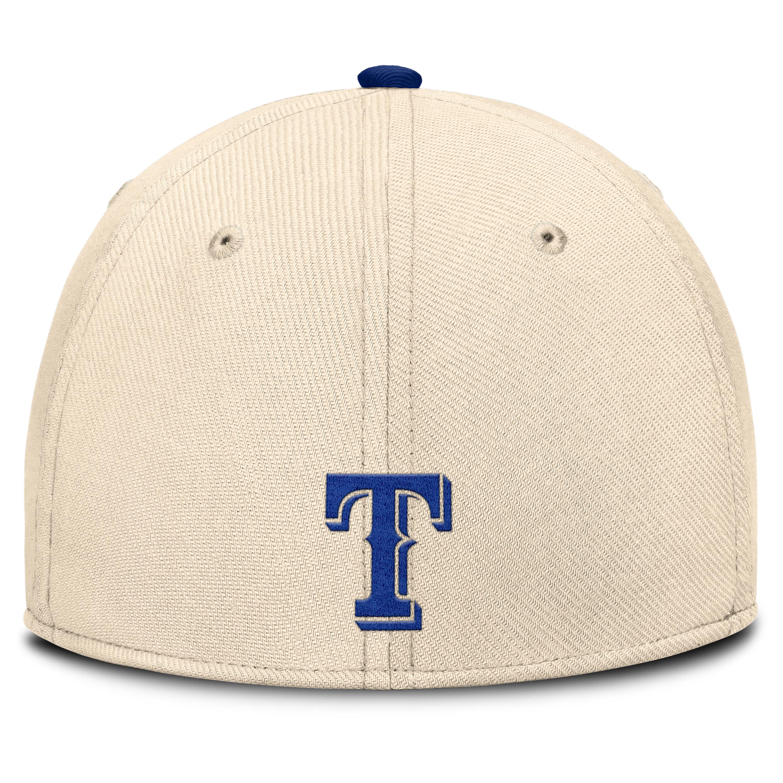 Texas Rangers Statement Rise Swoosh Men's Nike Dri-FIT MLB Hat Product Image