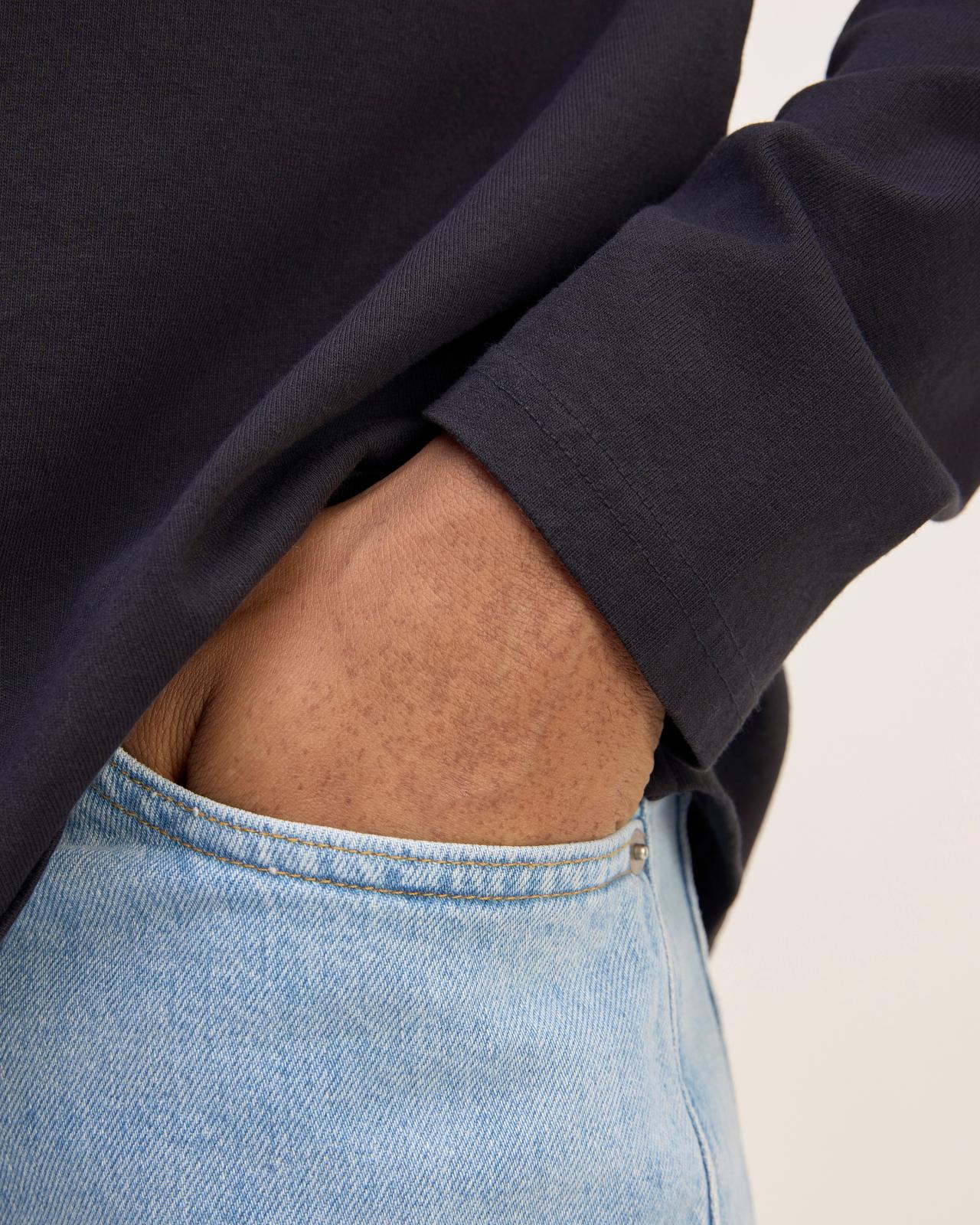 The Premium Weight Long-Sleeve Polo Product Image