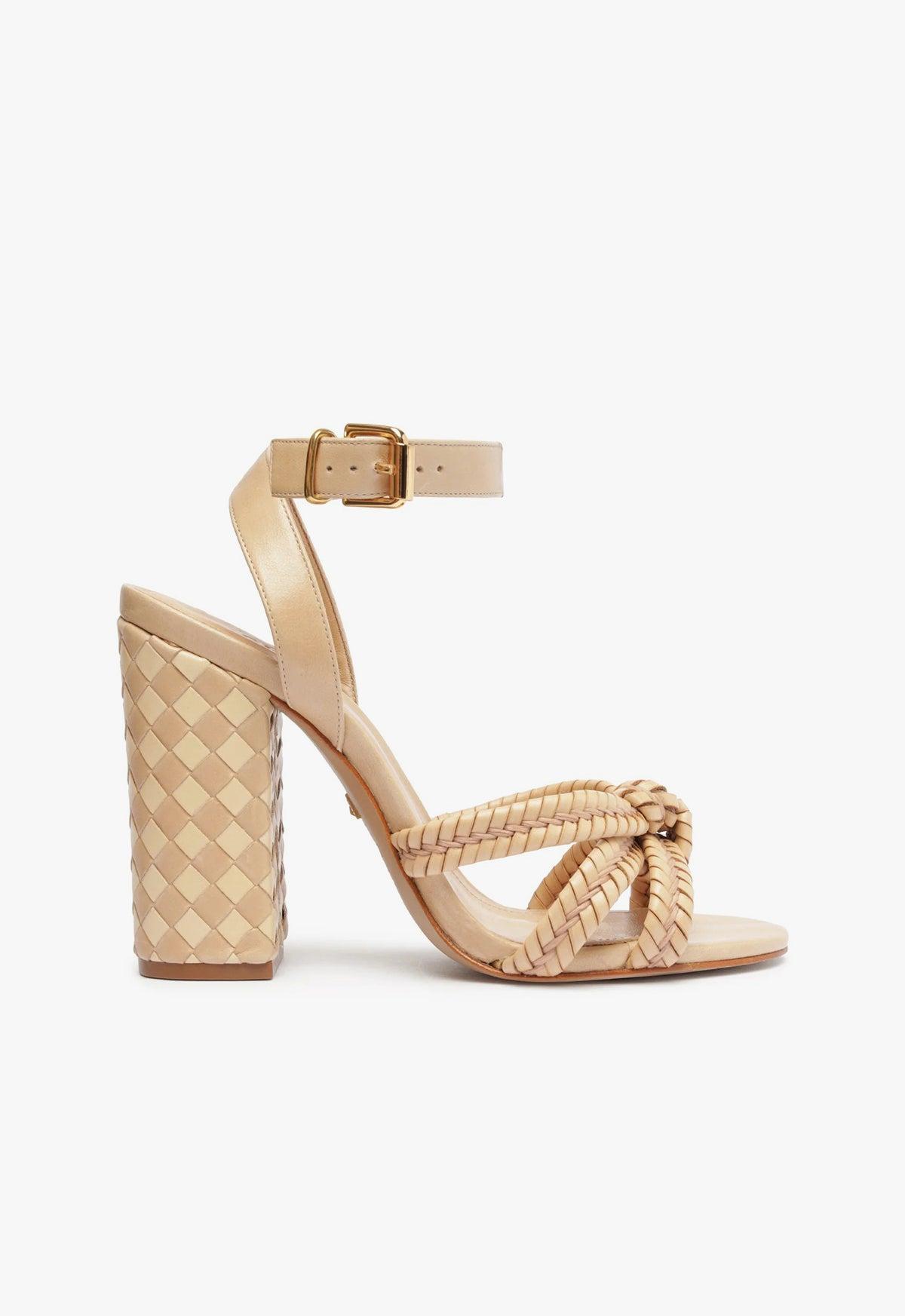 Kareena Woven Leather Sandal Female Product Image