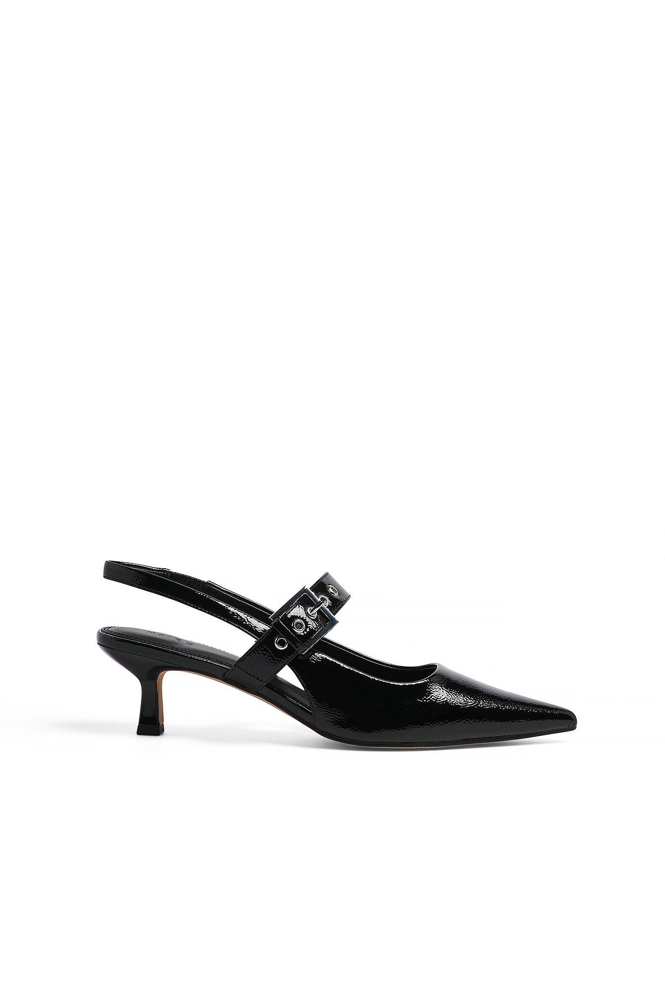 Eyelet Strap Slingback Pumps Product Image