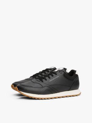Leather-Mix Runner Sneaker Product Image
