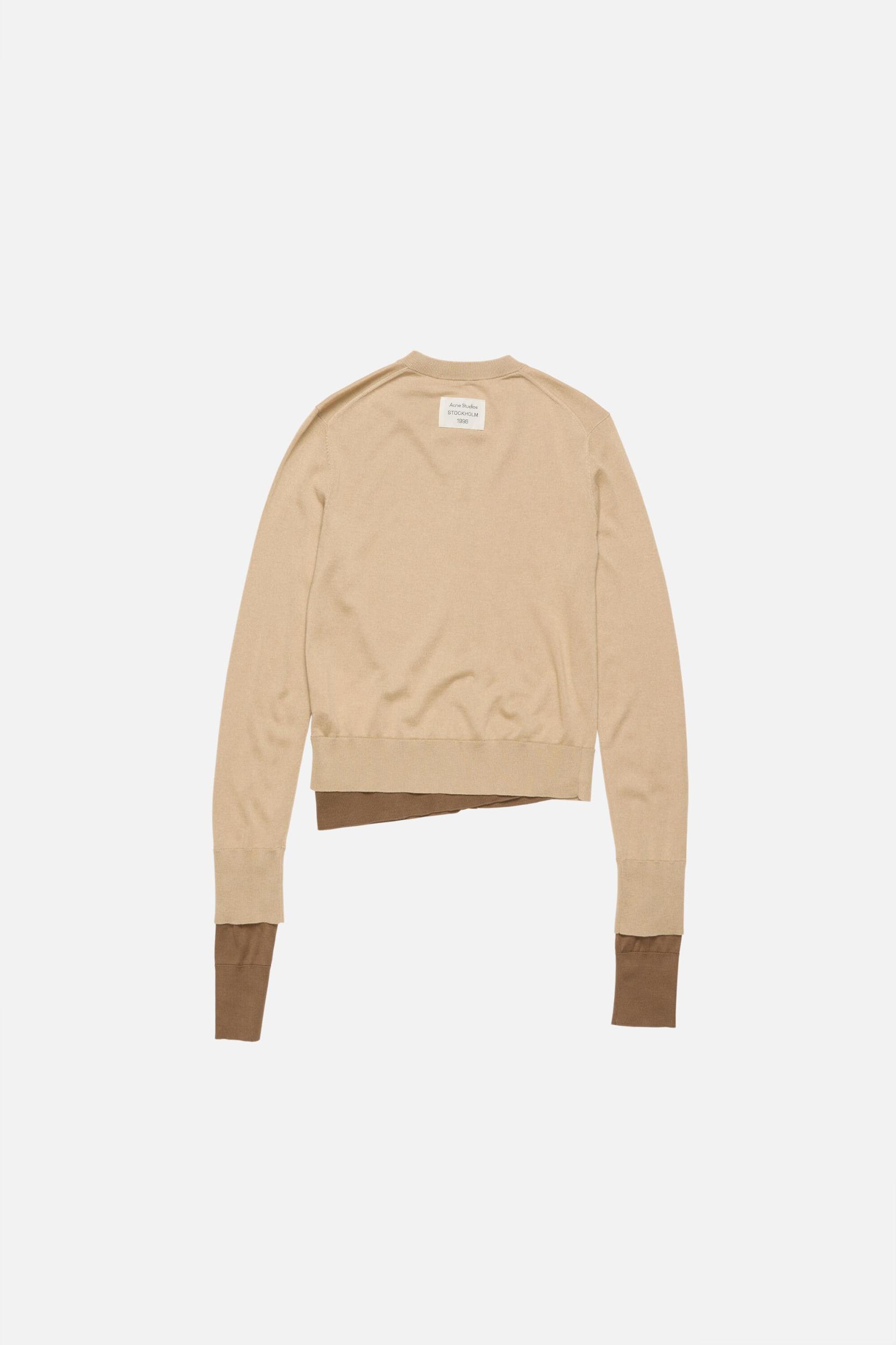 Layered silk cardigan Product Image