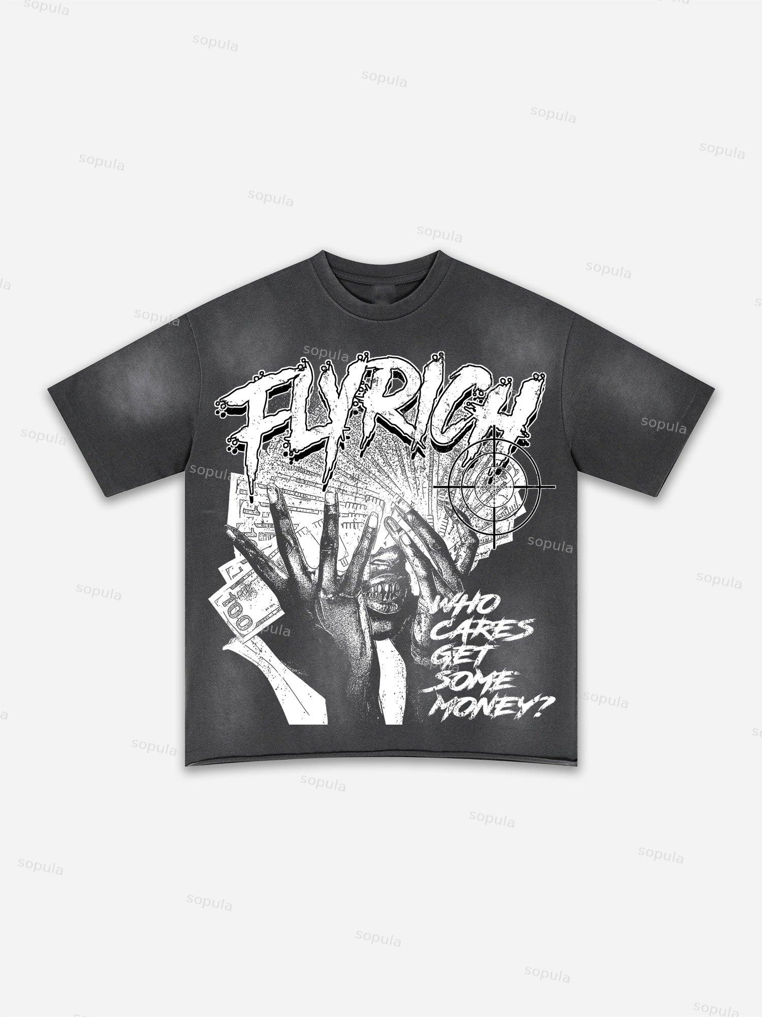 Child Of God Print Washed T-shirt Product Image