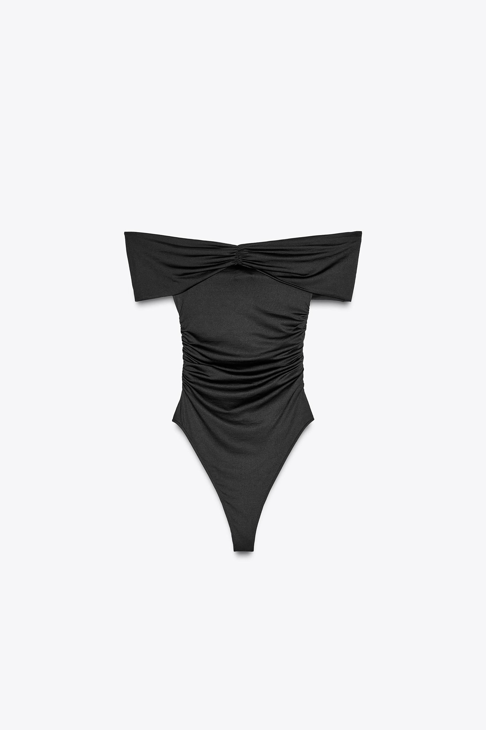 POLYAMIDE BANDEAU BODYSUIT Product Image