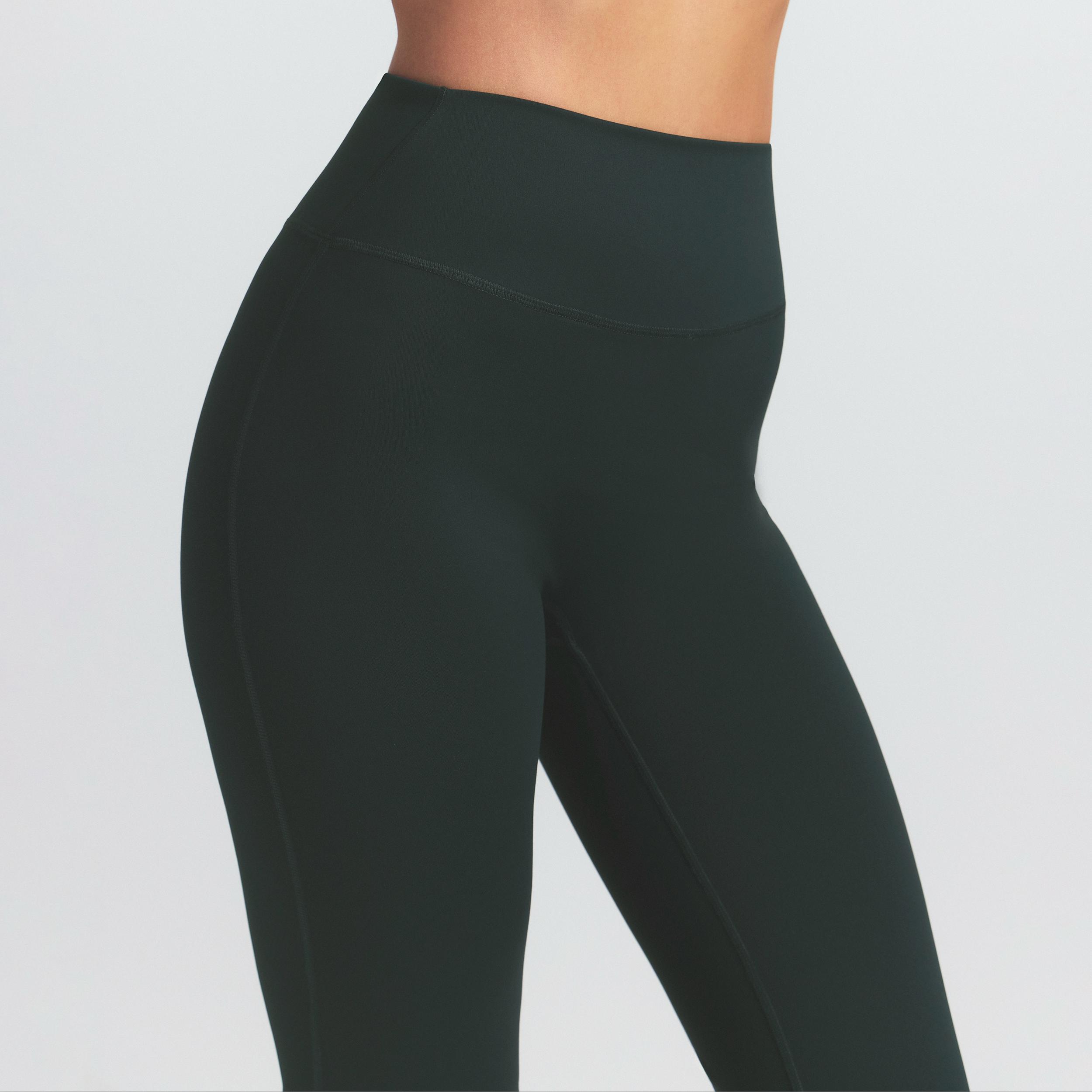 Nike Womens SKIMS Matte High-Waisted Slim Flared Leggings | BOLEG7138W-DKT Product Image