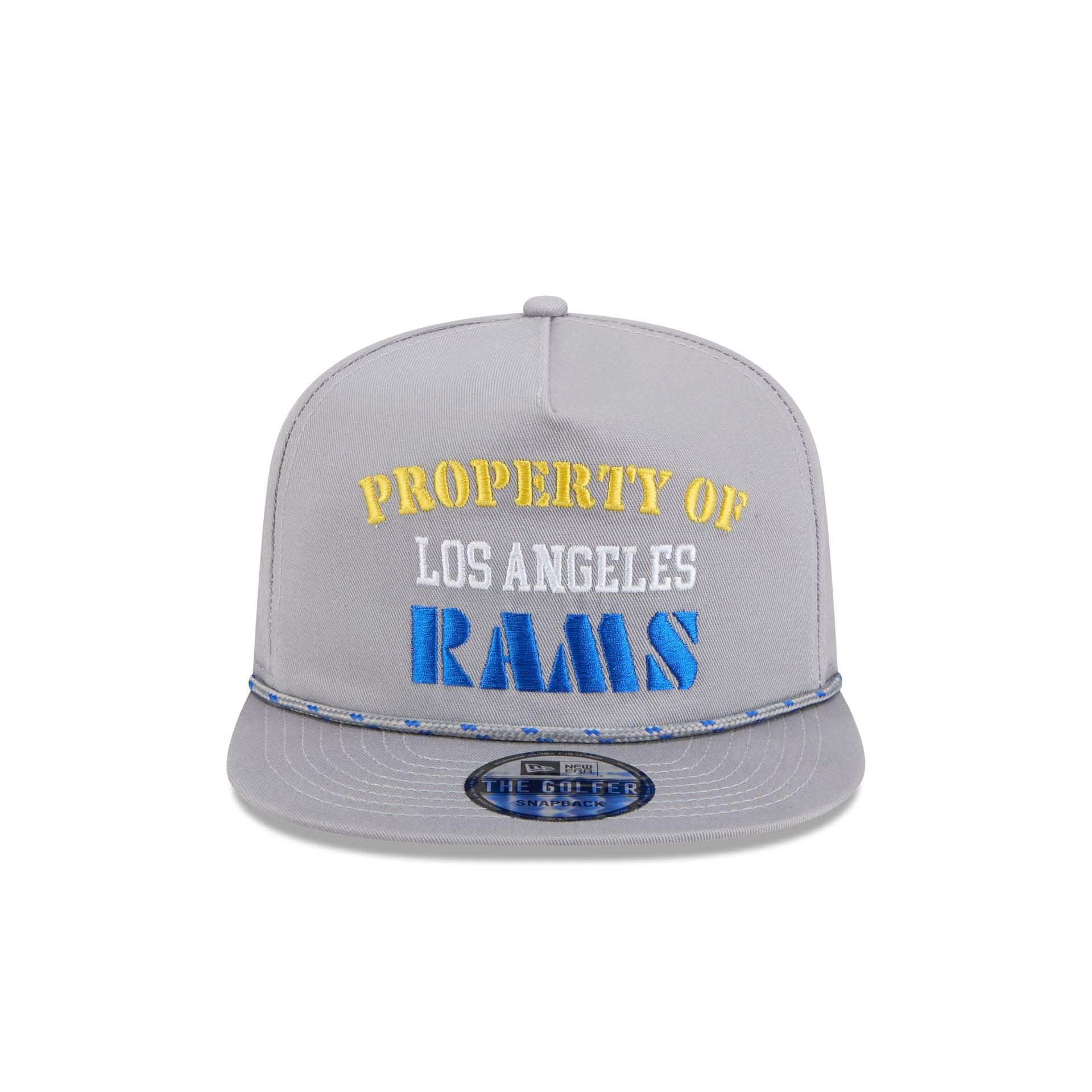 Los Angeles Rams Vintage Gray Rope Golfer Hat Male Product Image