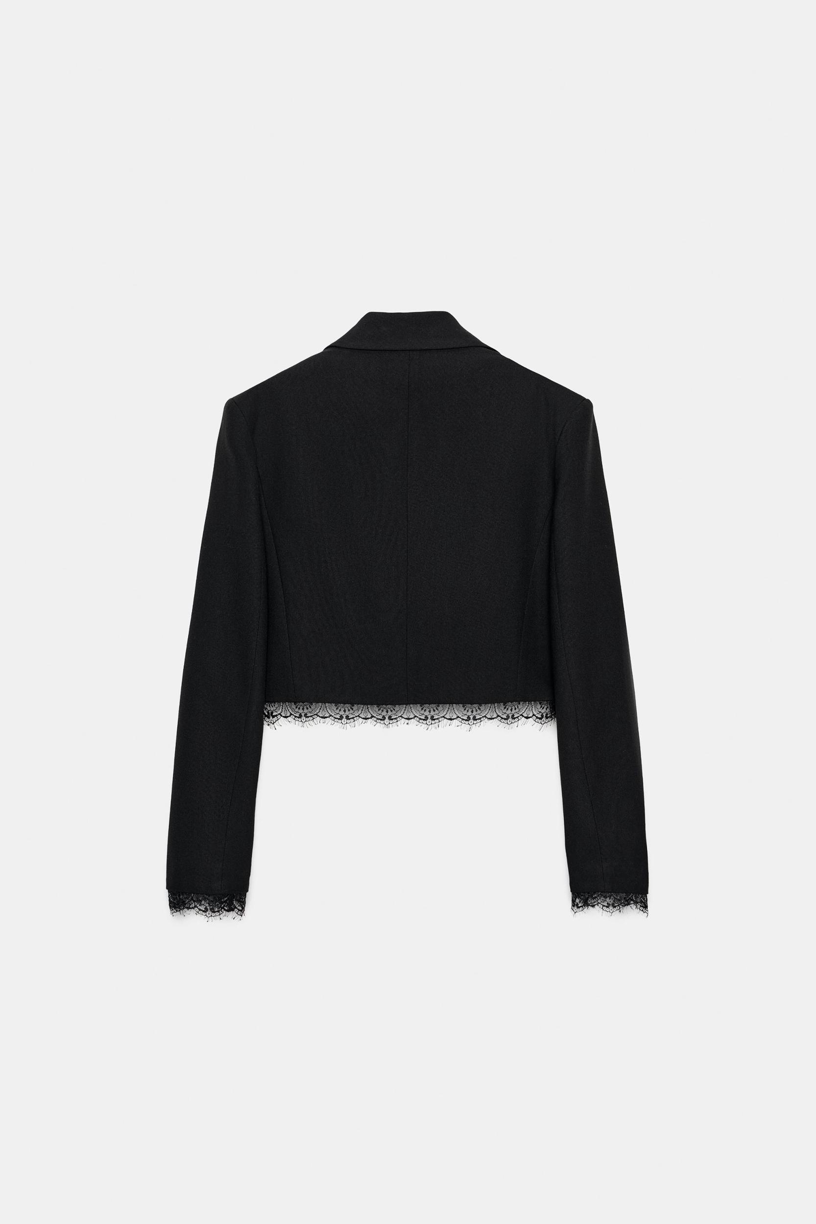 SHORT LACE BLAZER Product Image