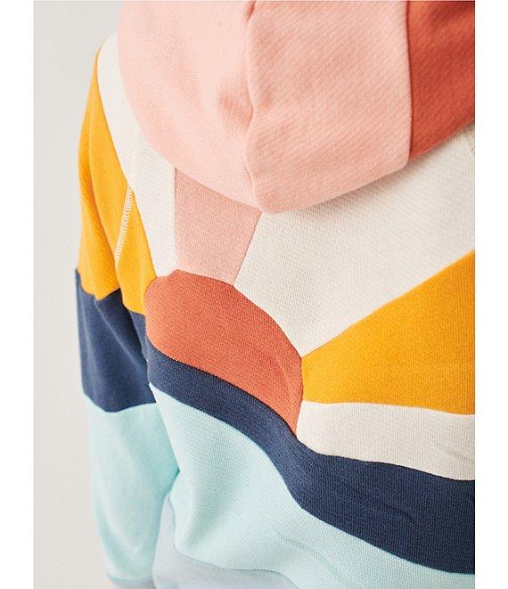 Faherty Soleil Abstract Sun Print Long Sleeve Pullover Hoodie Product Image