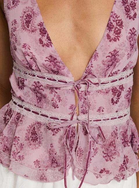 Nikolise Top Purple Product Image