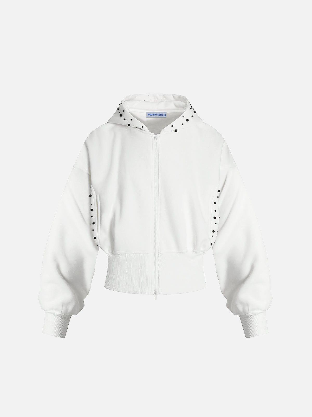 Aelfric Eden Pearl  Boxy Zip Up Hoodie Female Product Image