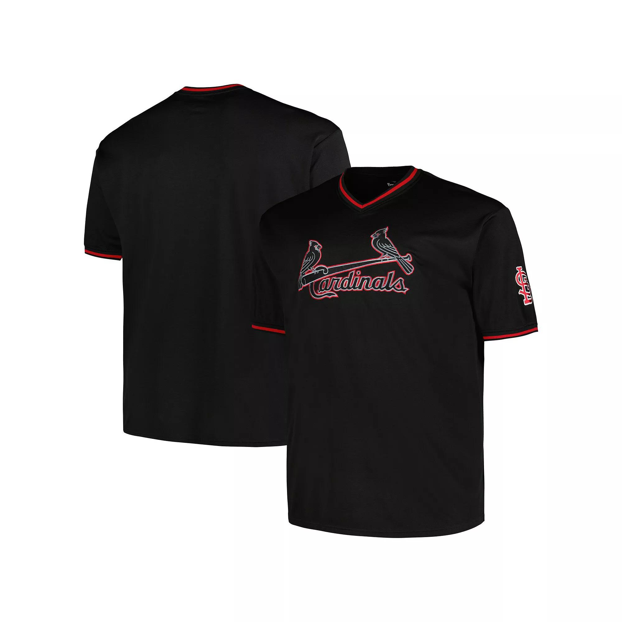 Men's Profile Black St. Louis Cardinals Big & Tall Pop Fashion Jersey, Size: 6XB Product Image