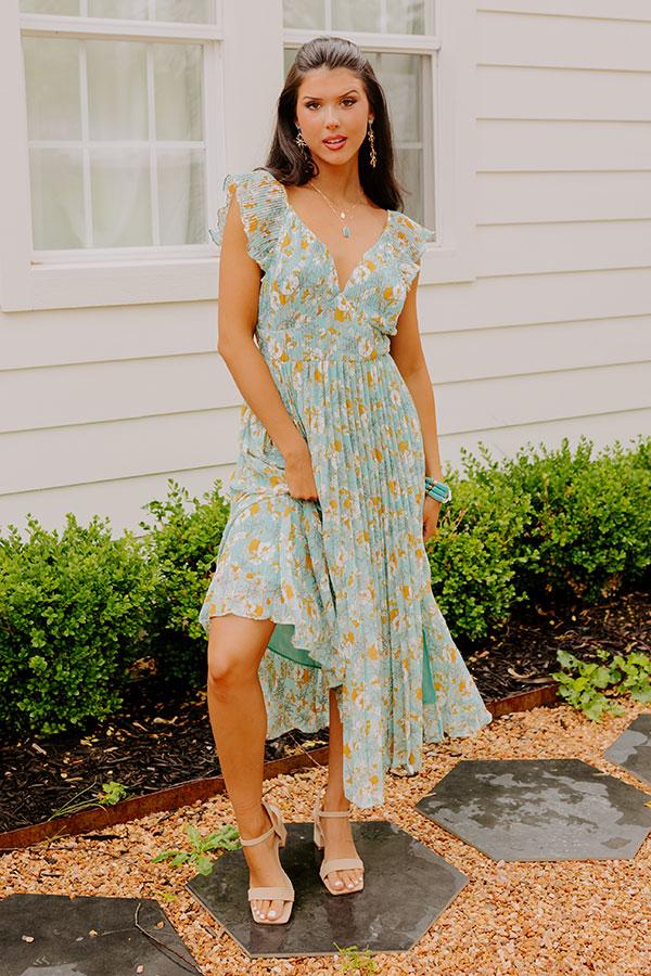 Garden Blooms Pleated Maxi Product Image