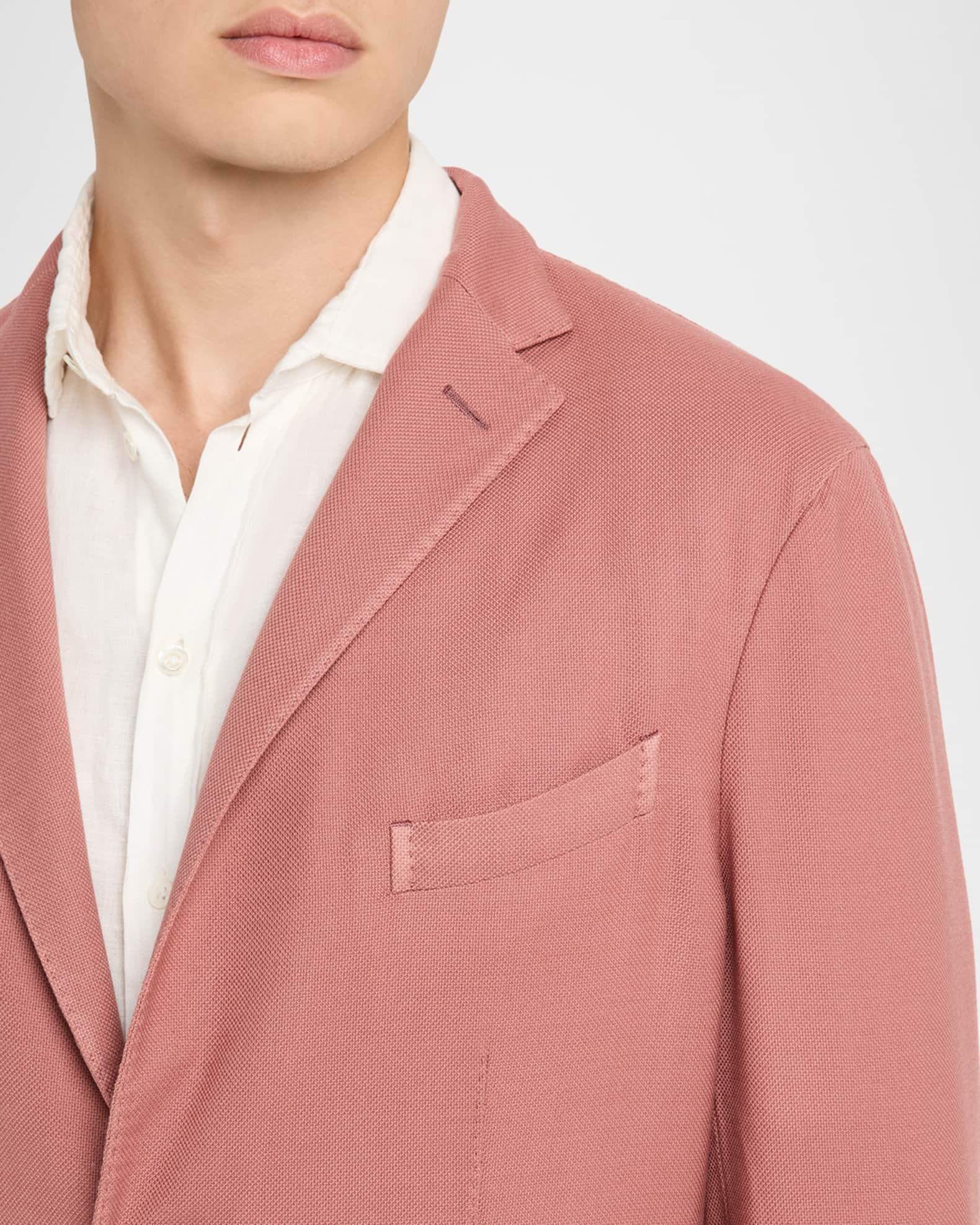 Men's Wool Hopsack Jersey Single-Breasted Sport Coat Product Image