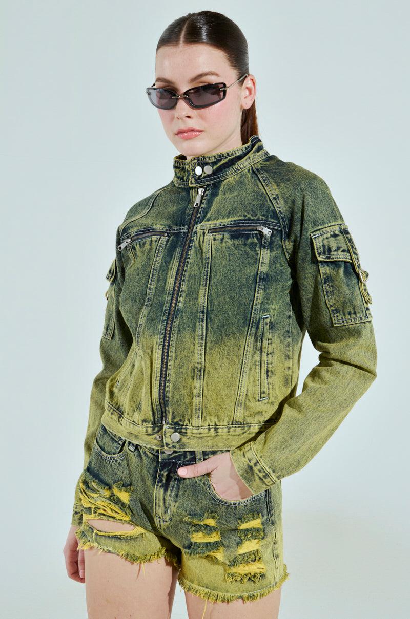 CALL ME CRAZY DENIM MOTO Product Image