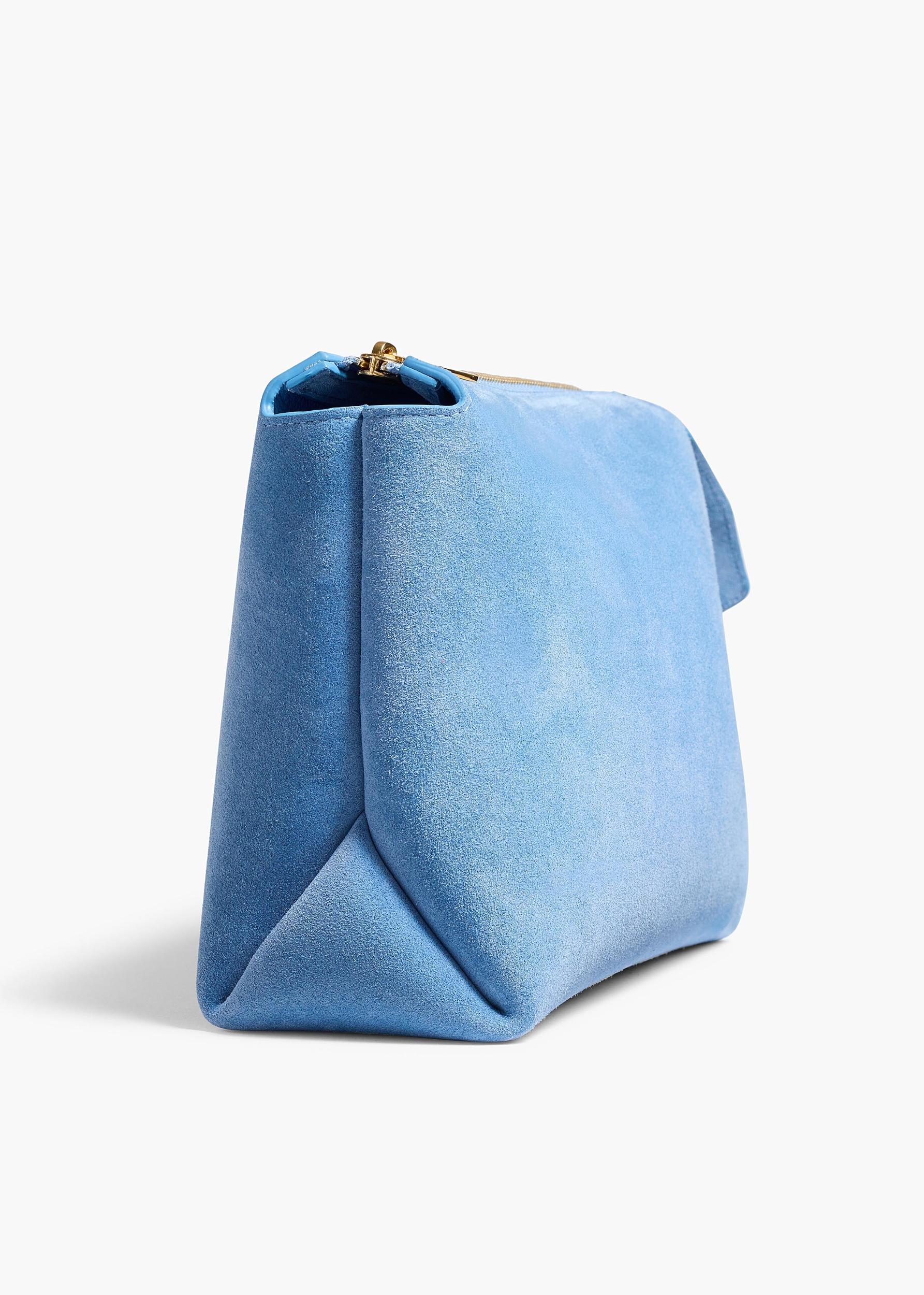 Lina Pochette in Sky Blue Suede Product Image