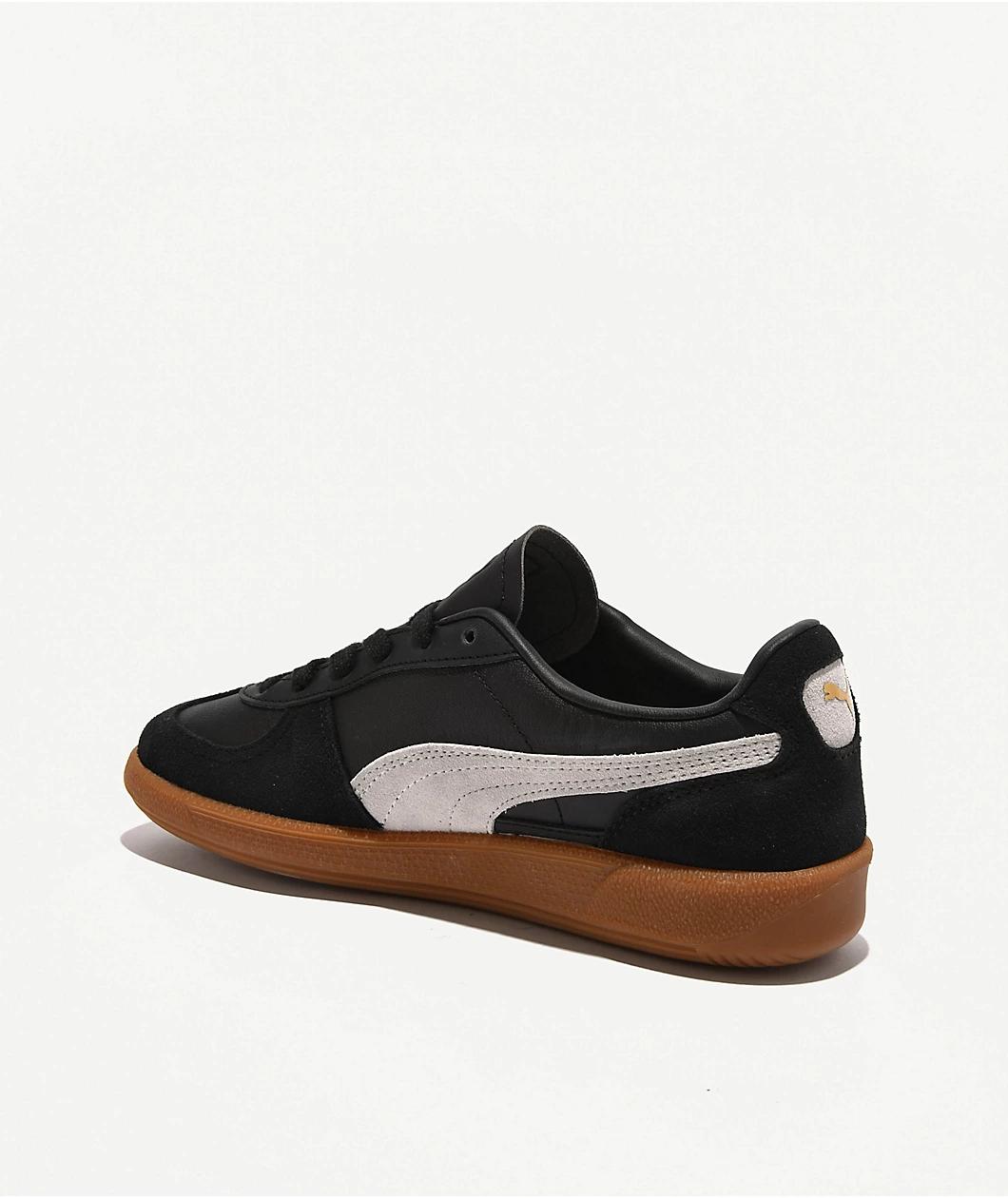 PUMA Women's Palermo Black, Feather Gray & Gum Shoes Product Image