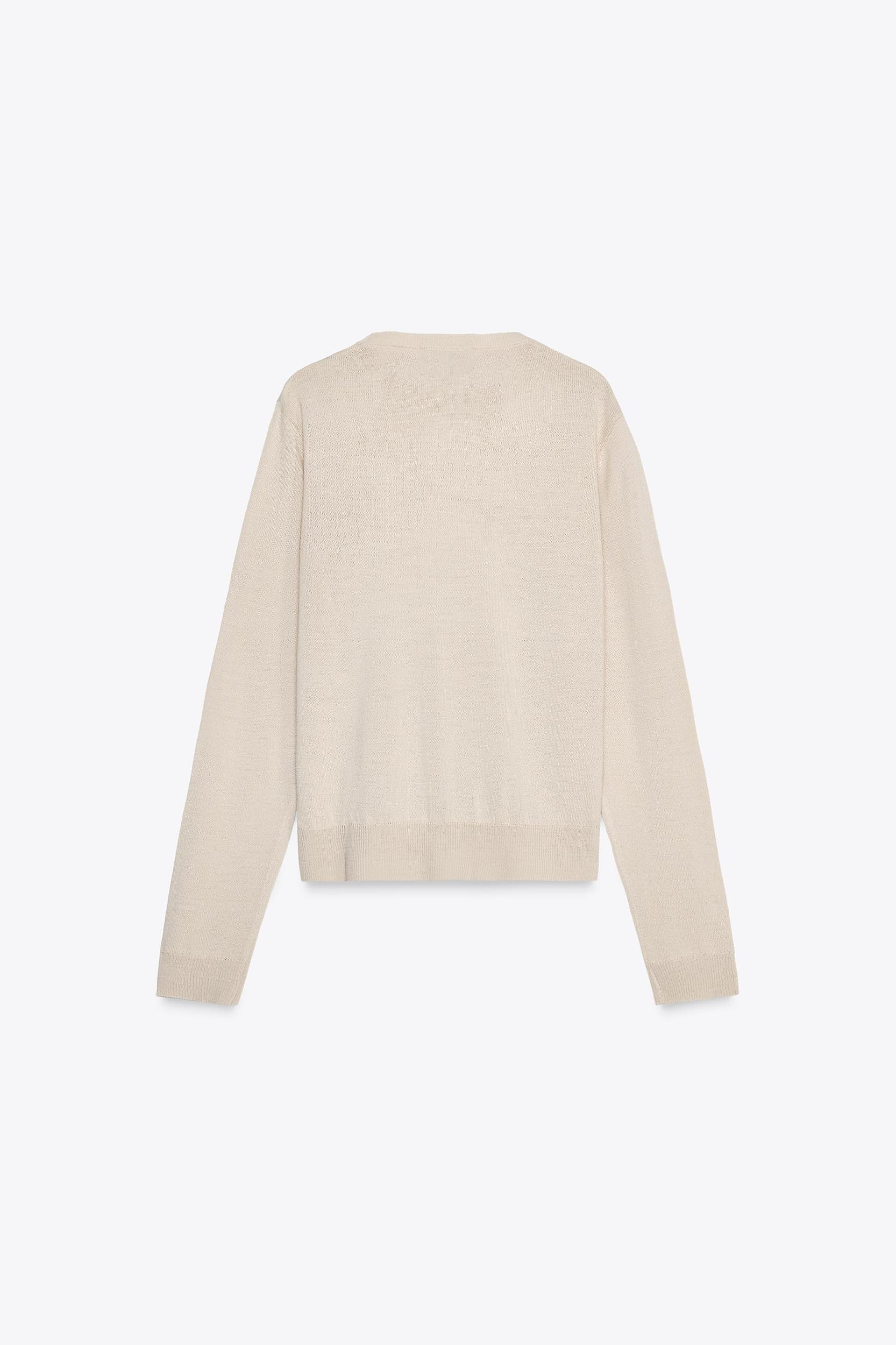 BASIC WOOL BLEND KNIT SWEATER Product Image