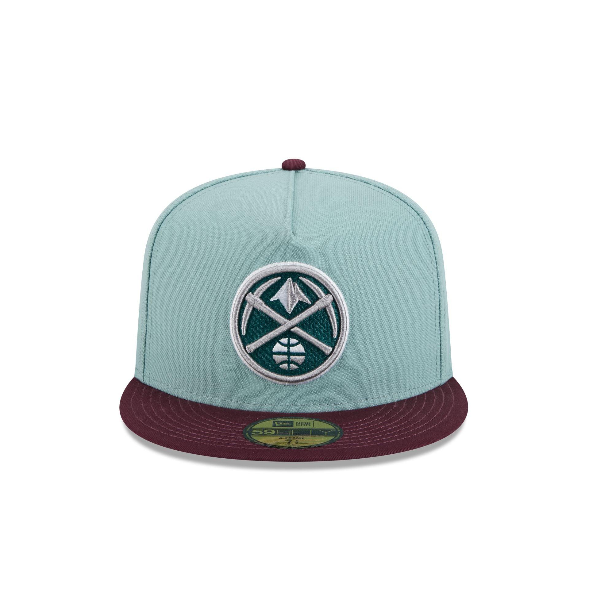 Denver Nuggets Beach Kiss Blue 59FIFTY A-Frame Fitted Hat Male Product Image