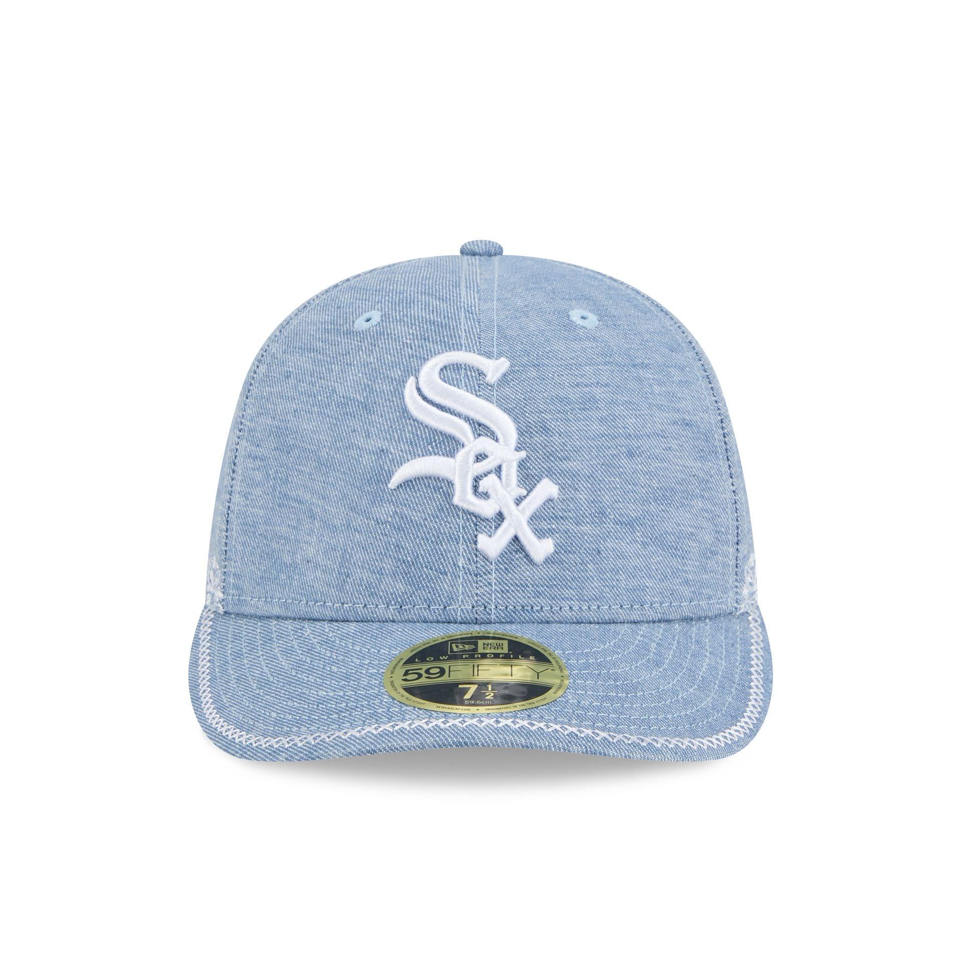 Chicago White Sox Hand Stitched Chambray Low Profile 59FIFTY Fitted Hat Male Product Image