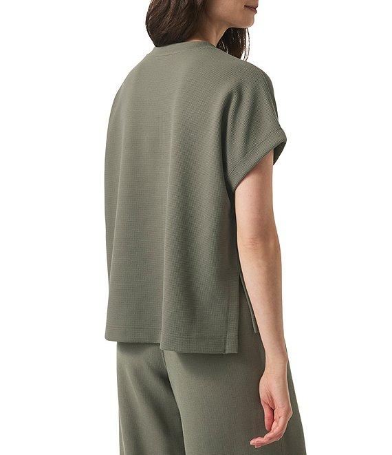 Splendid Scuba Knit Crew Neck Short Sleeve Tee Product Image