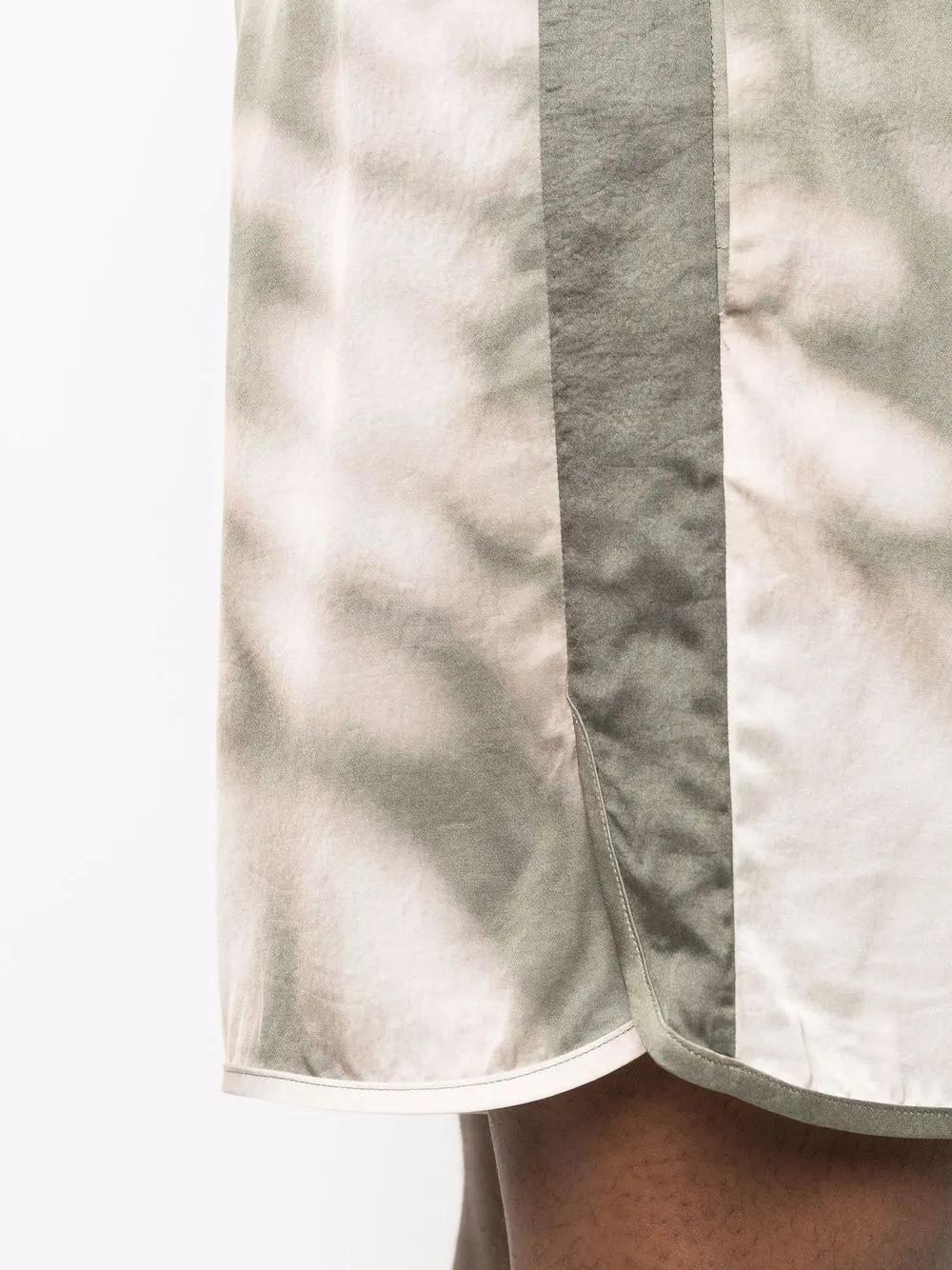 tie-dye print track shorts Product Image