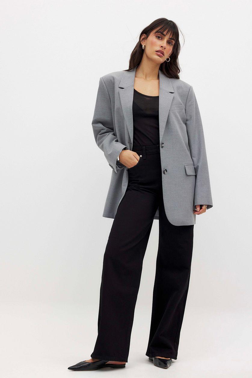 Wide High Waist Jeans Product Image