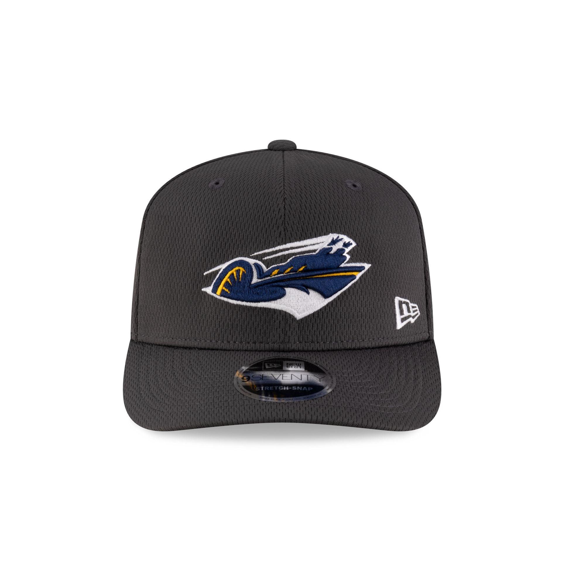 Memphis Showboats Gray 9SEVENTY Stretch-Snap Hat Male Product Image