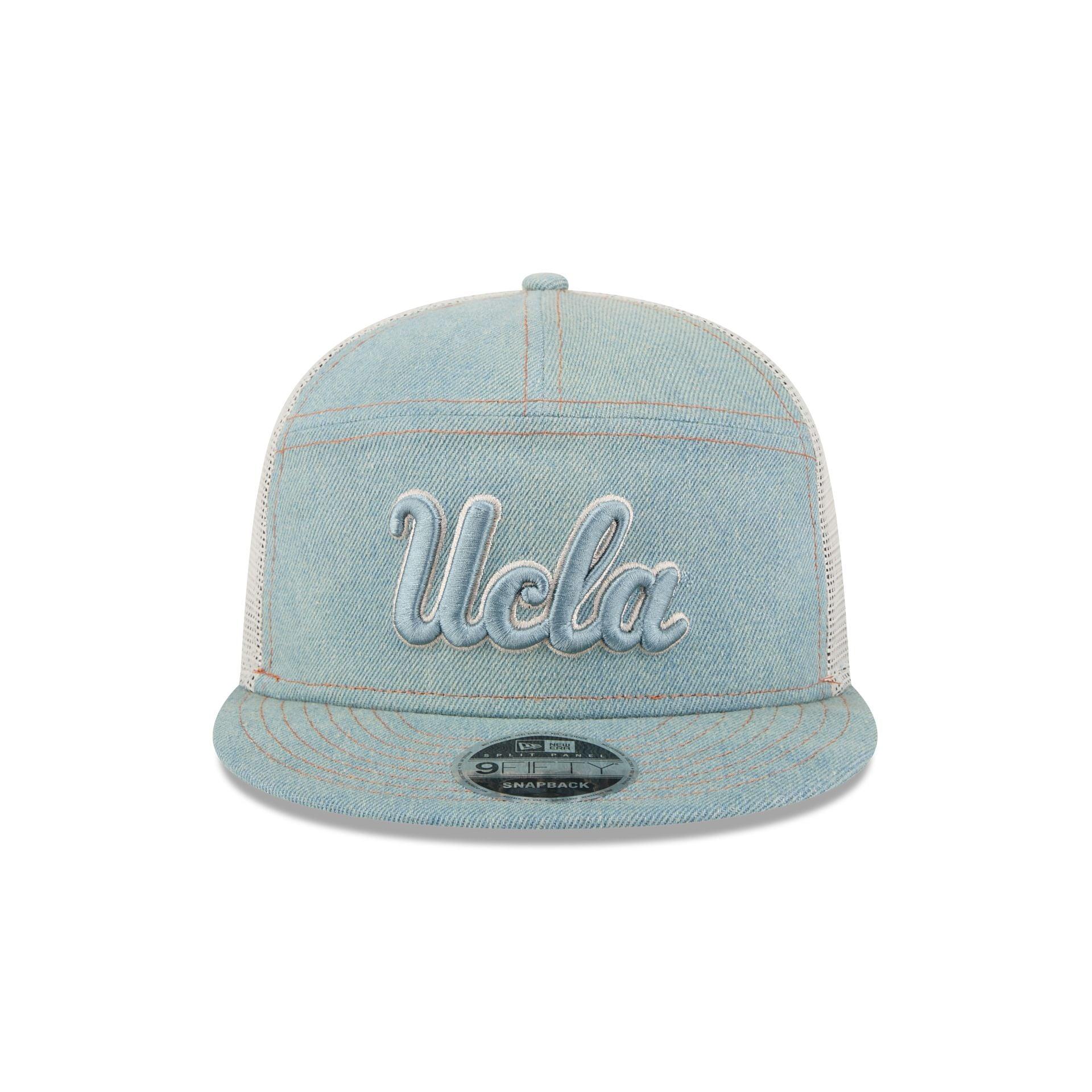 UCLA Bruins Denim Split Panel 9FIFTY Trucker Hat Male Product Image
