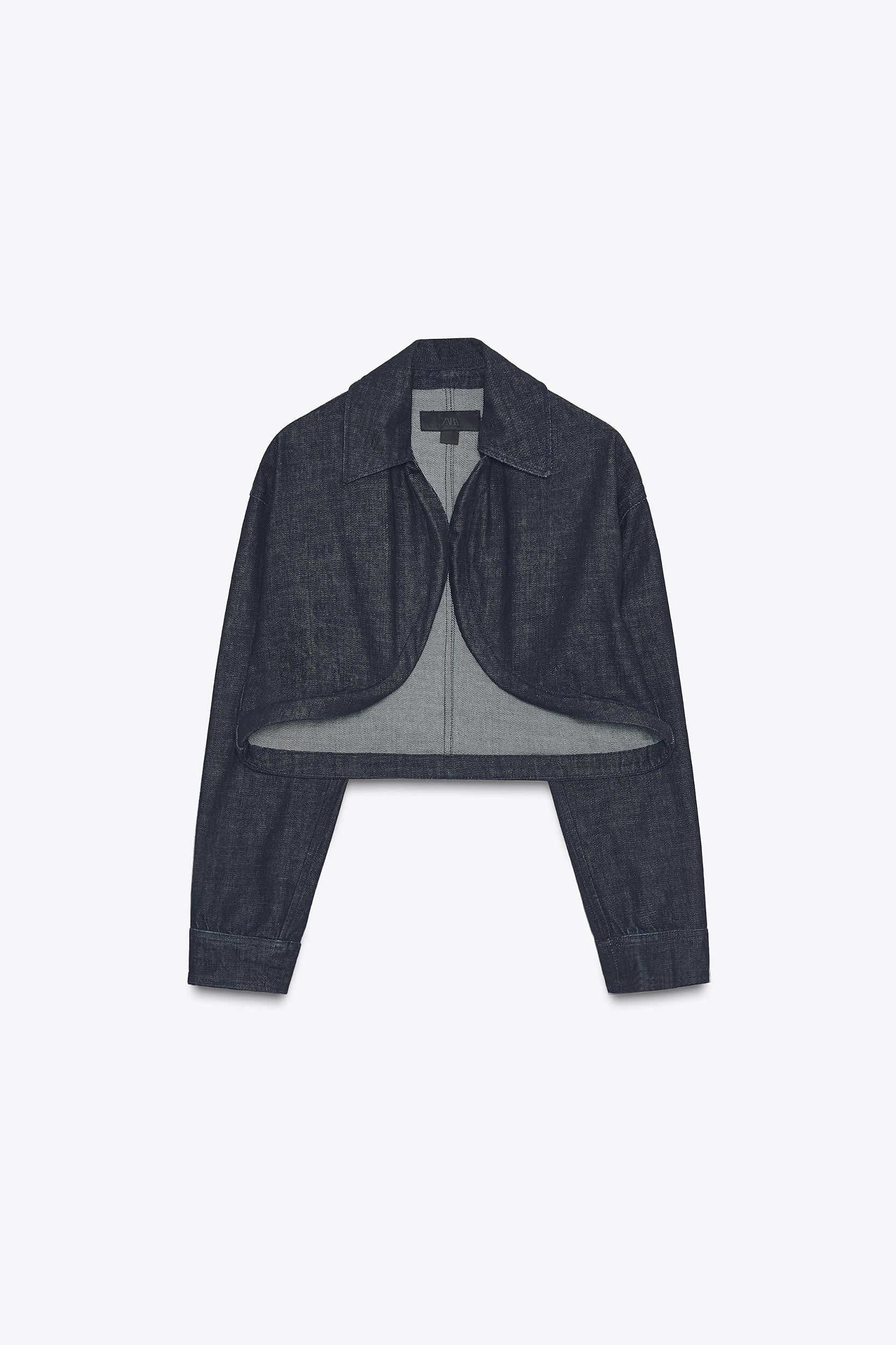 ZW COLLECTION DENIM BOLERO JACKET Product Image