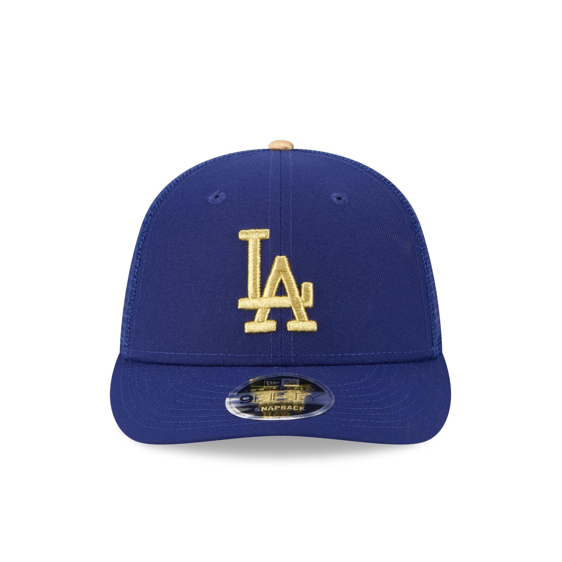 Los Angeles Dodgers Gold Collection Low Profile 9FIFTY Trucker Hat Male Product Image