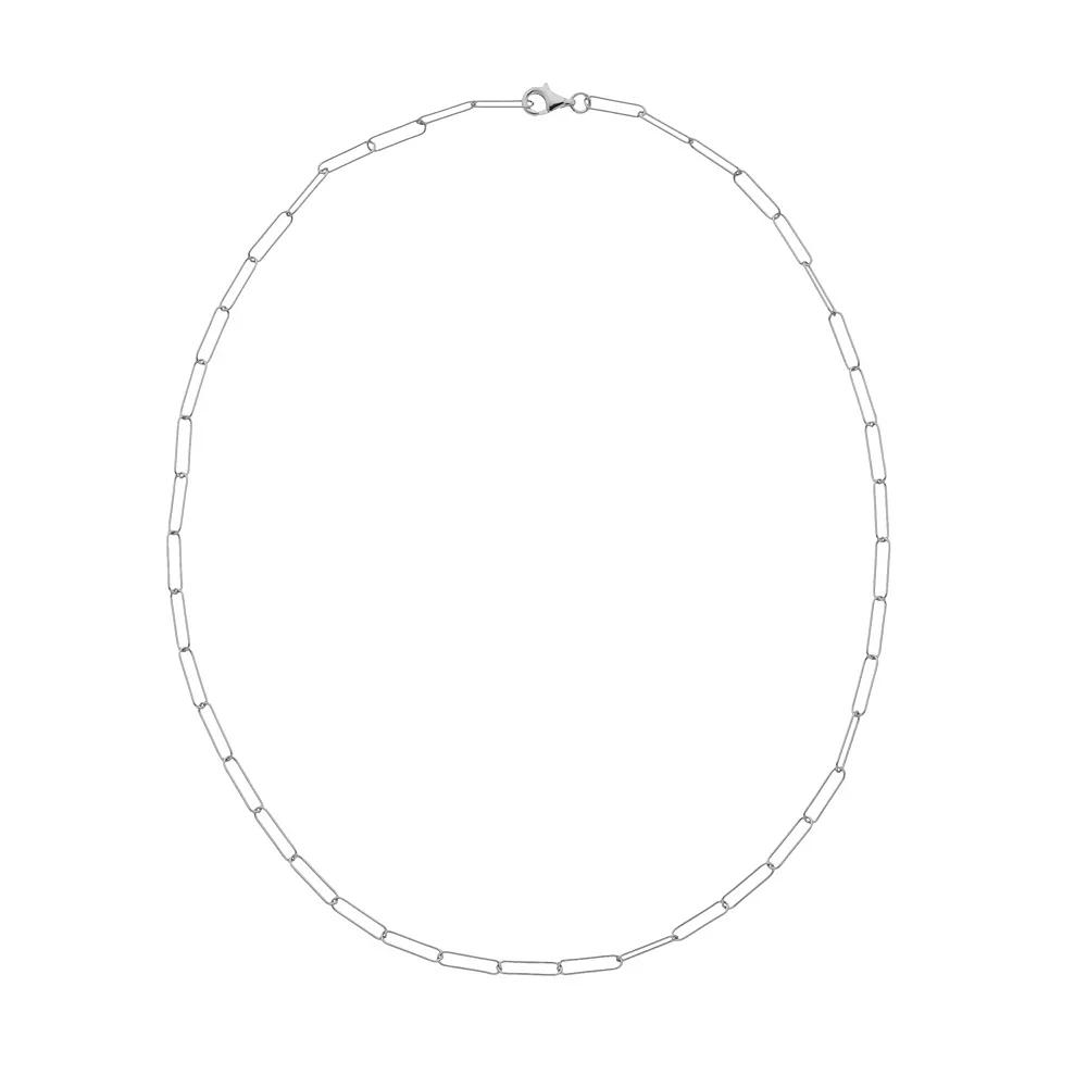 Adornia Link Chain Necklace, Women's, Silver Tone Product Image