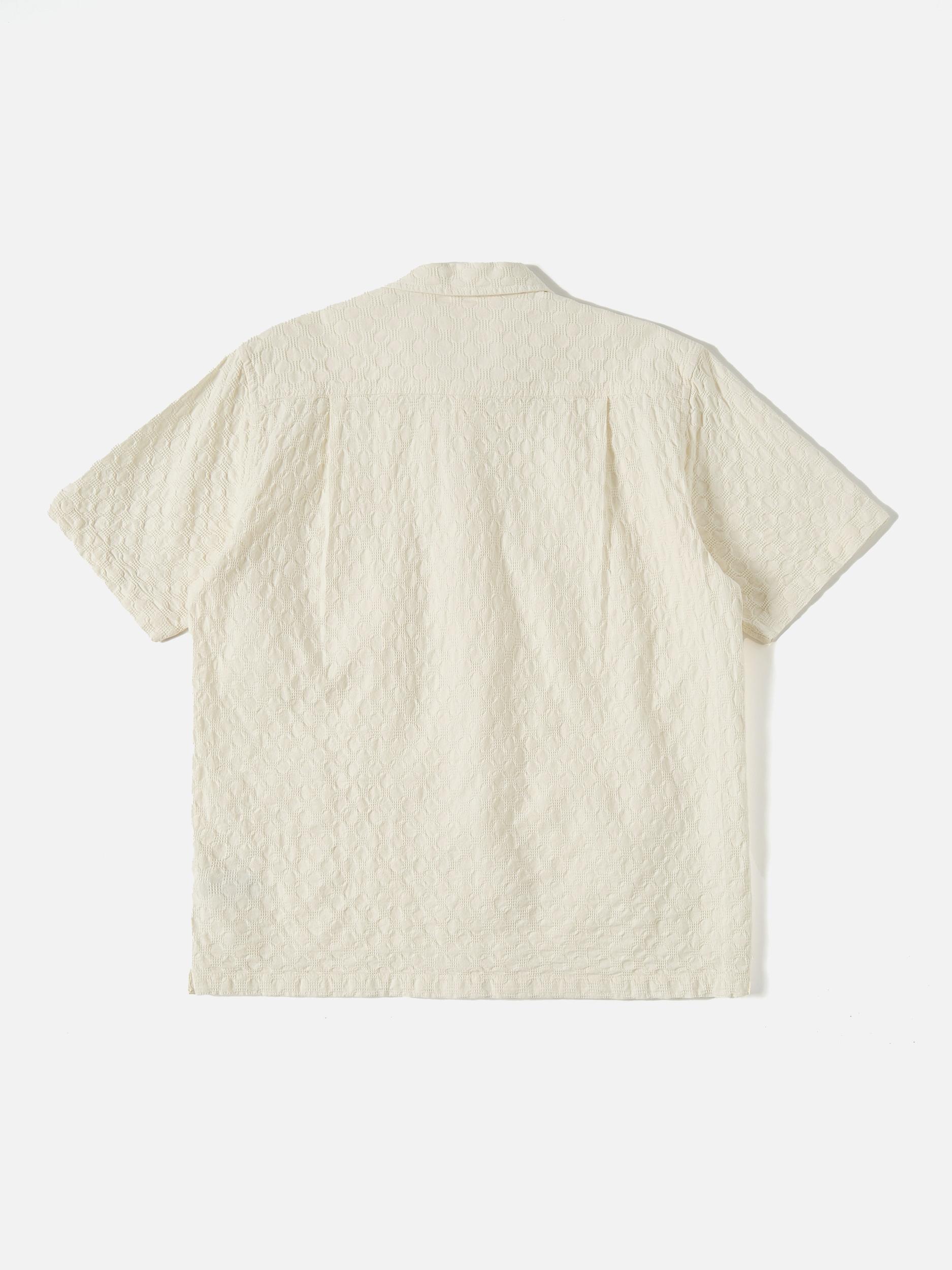 Ecru Dot Waffle Island Shirt Product Image