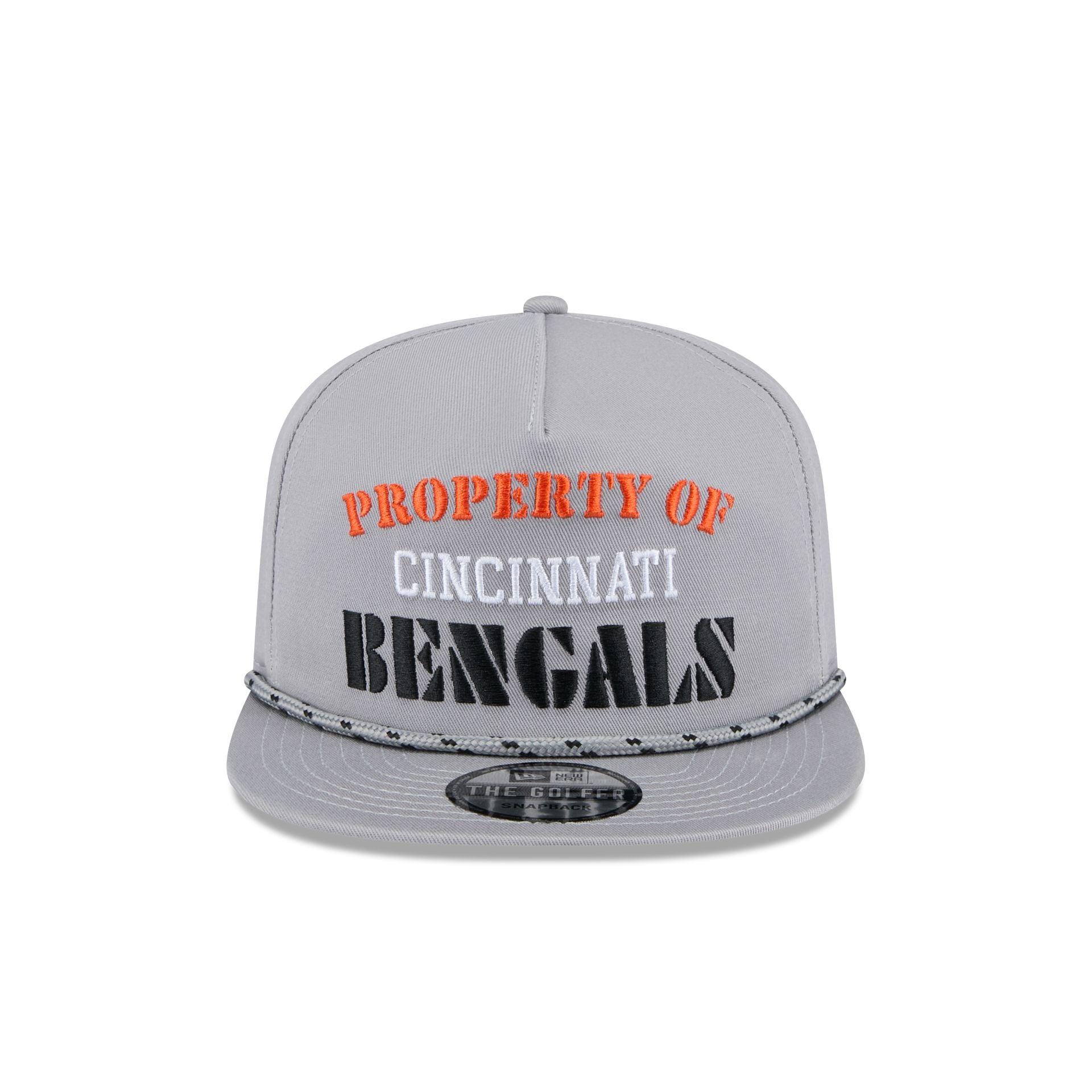 Cincinnati Bengals Vintage Gray Rope Golfer Hat Male Product Image