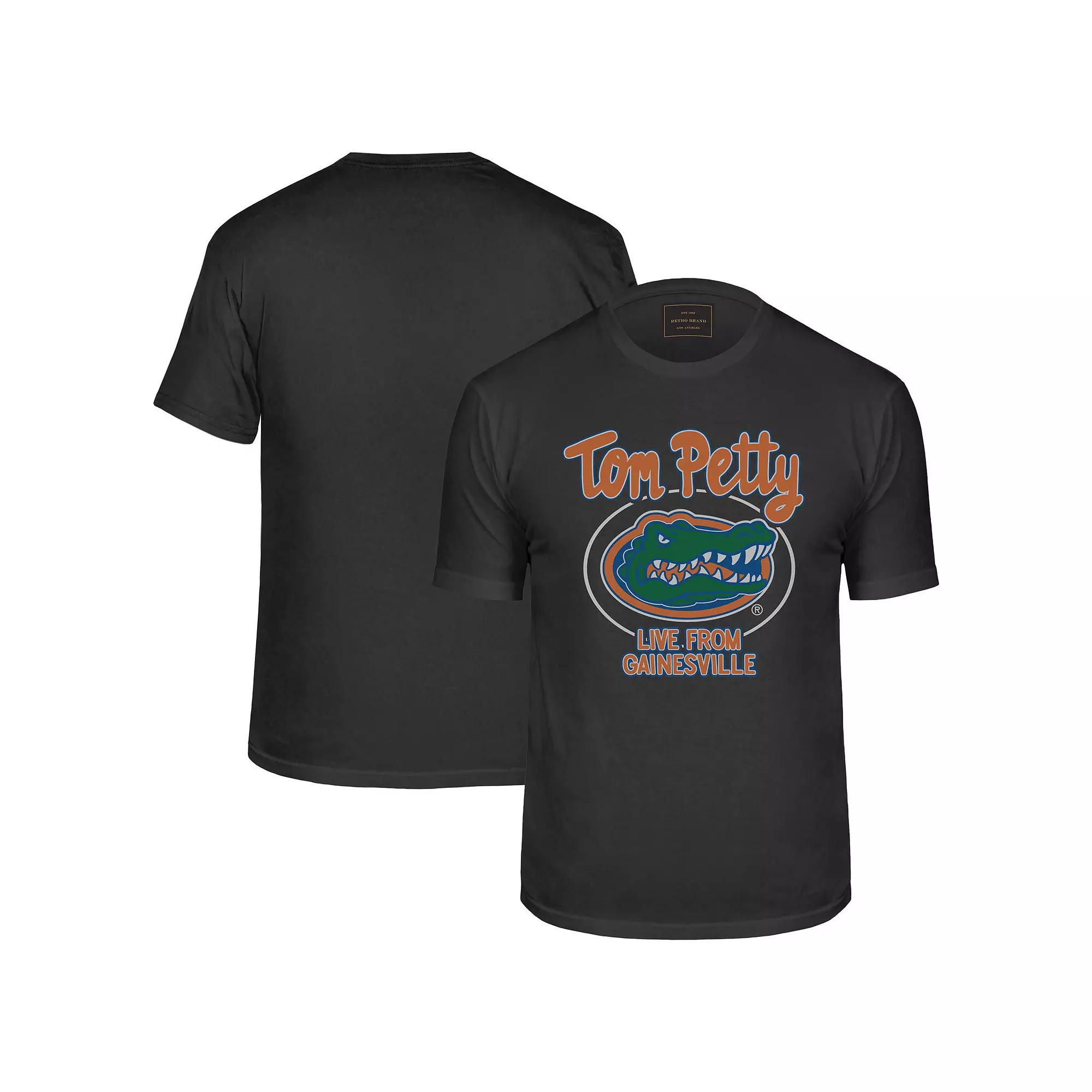 Men's Original Retro Brand Tom Petty Black Florida Gators Black Label T-Shirt, Size: XL Product Image