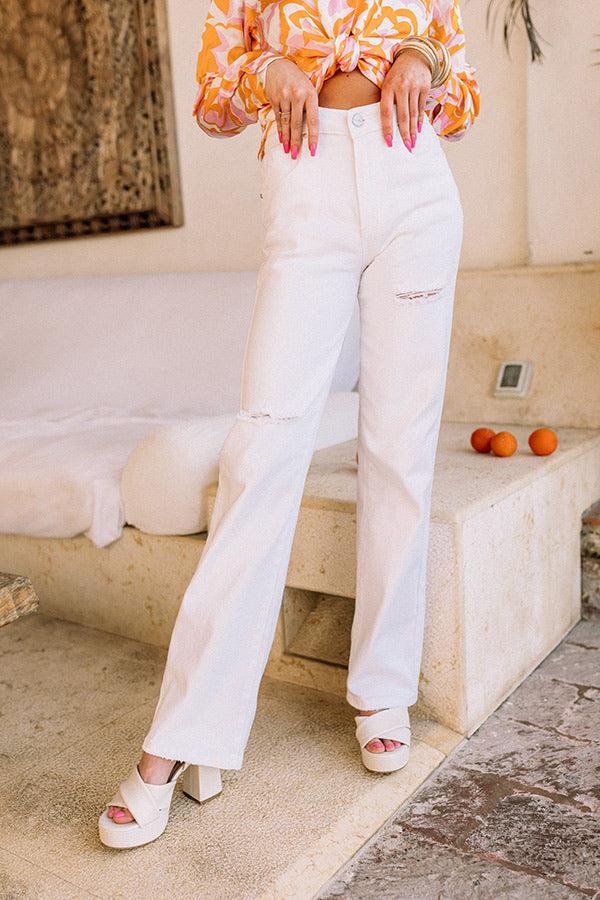 Risen The April High Waist Distressed Jean Product Image