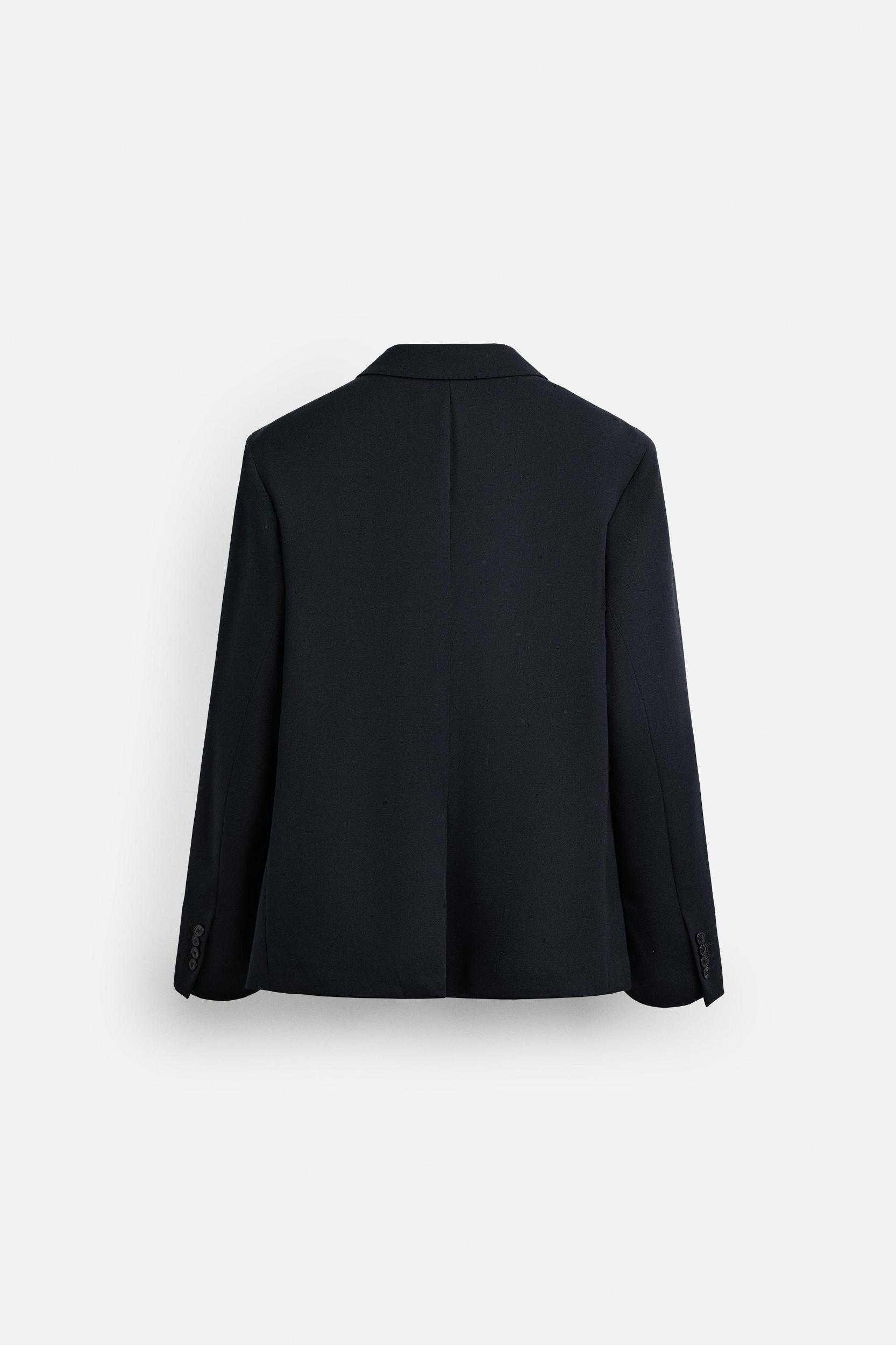 100% WOOL DOUBLE-BREASTED SUIT JACKET Product Image