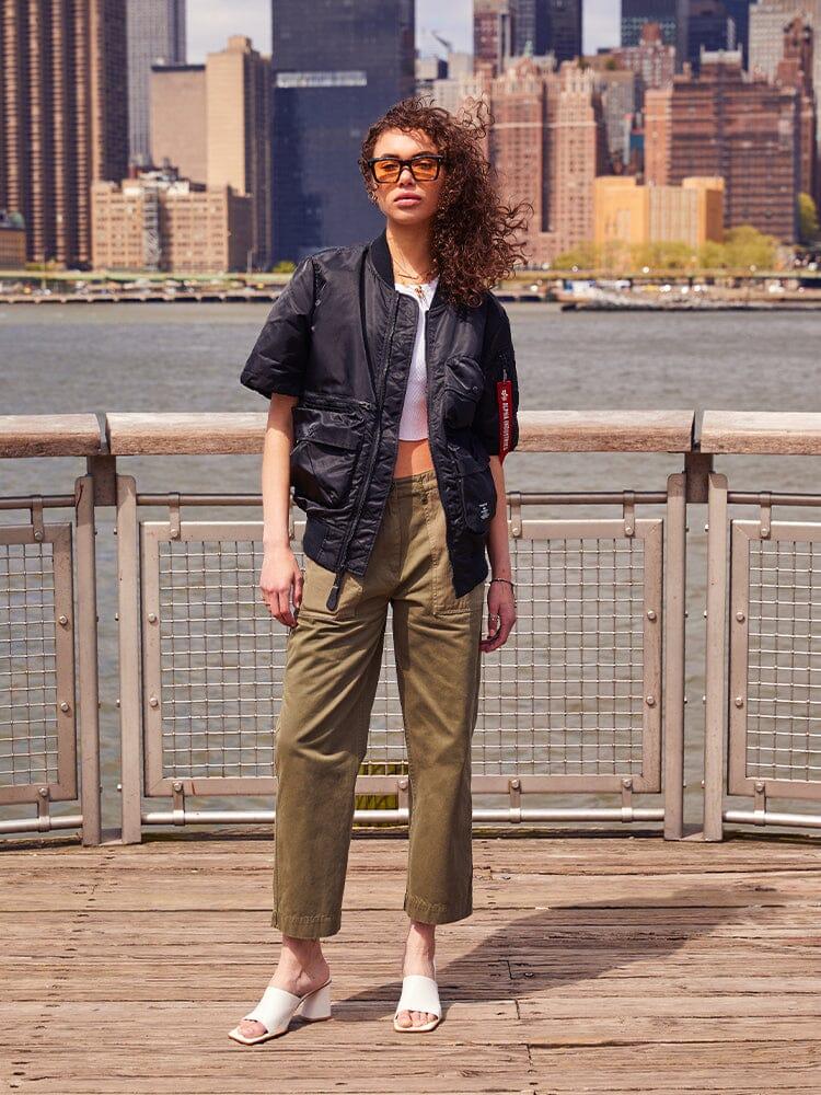 L-2B SHORT SLEEVE BOMBER JACKET W Product Image