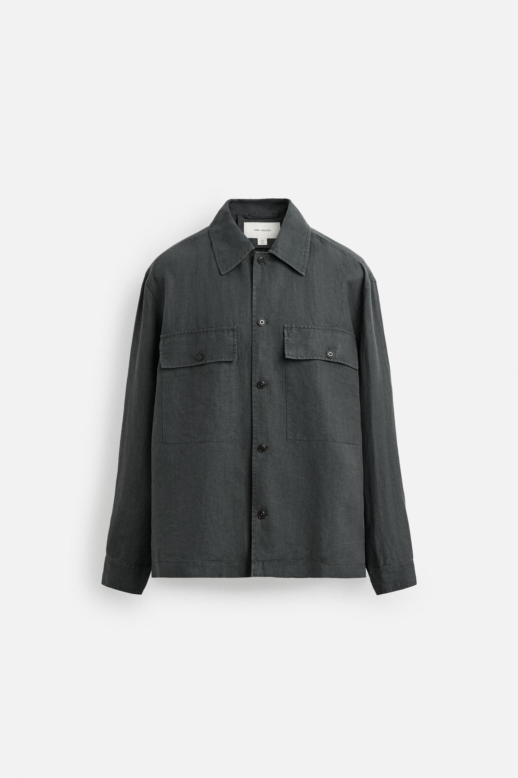 RELAXED FIT 100% HEMP OVERSHIRT Product Image