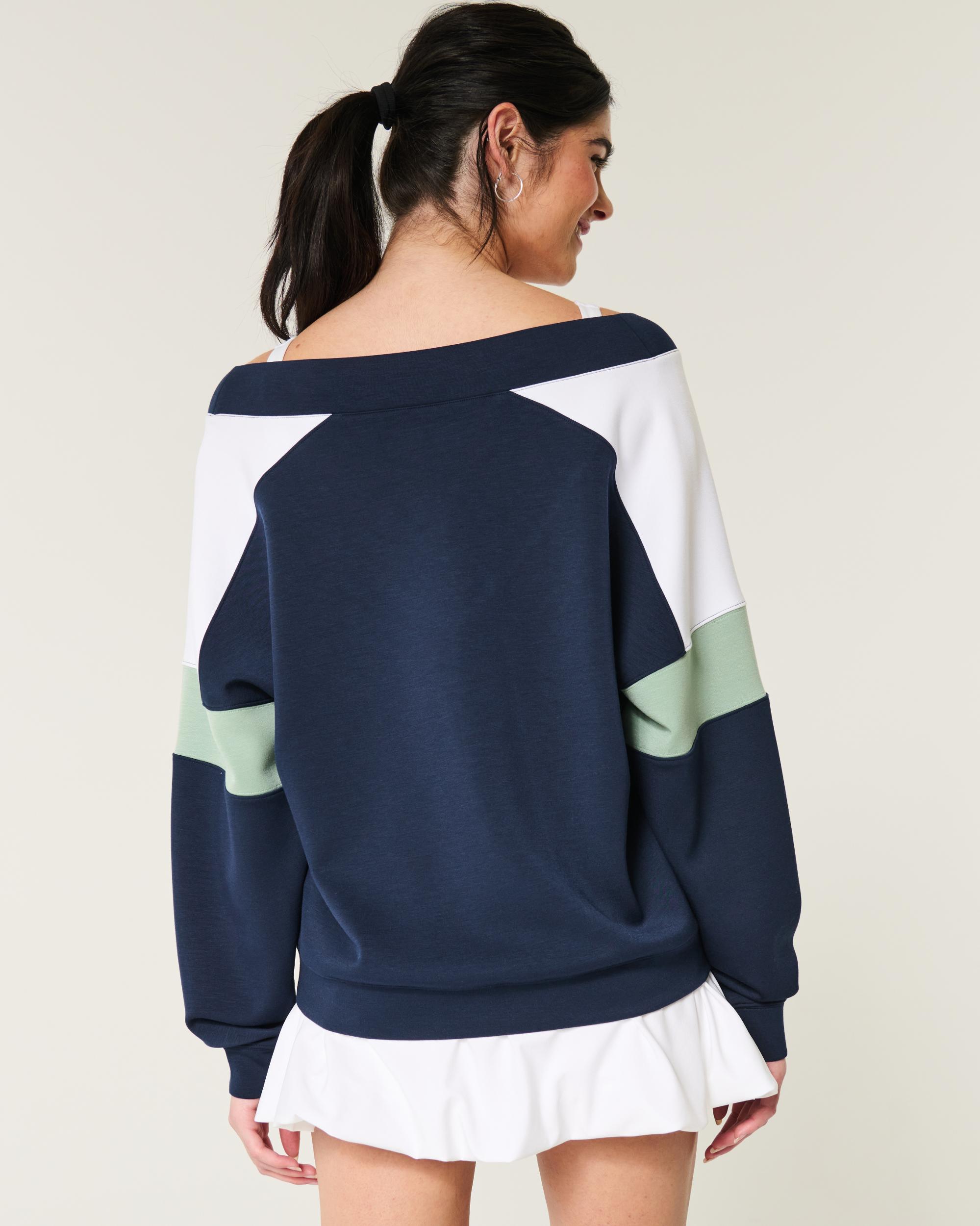 Gilly Hicks Active Cooldown Off-the-Shoulder Top Product Image