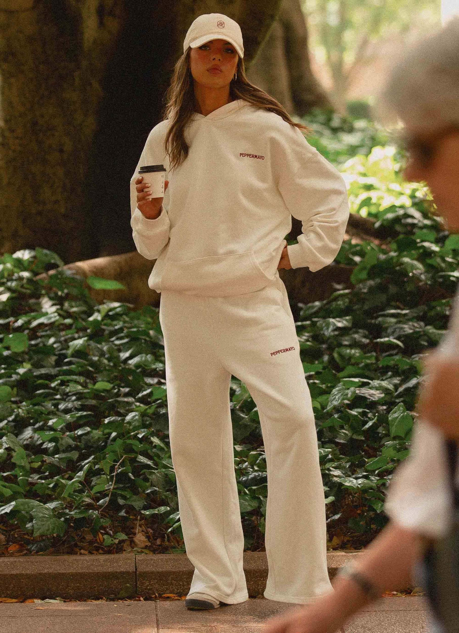 Signature Oversized Hoodie - Ivory Product Image