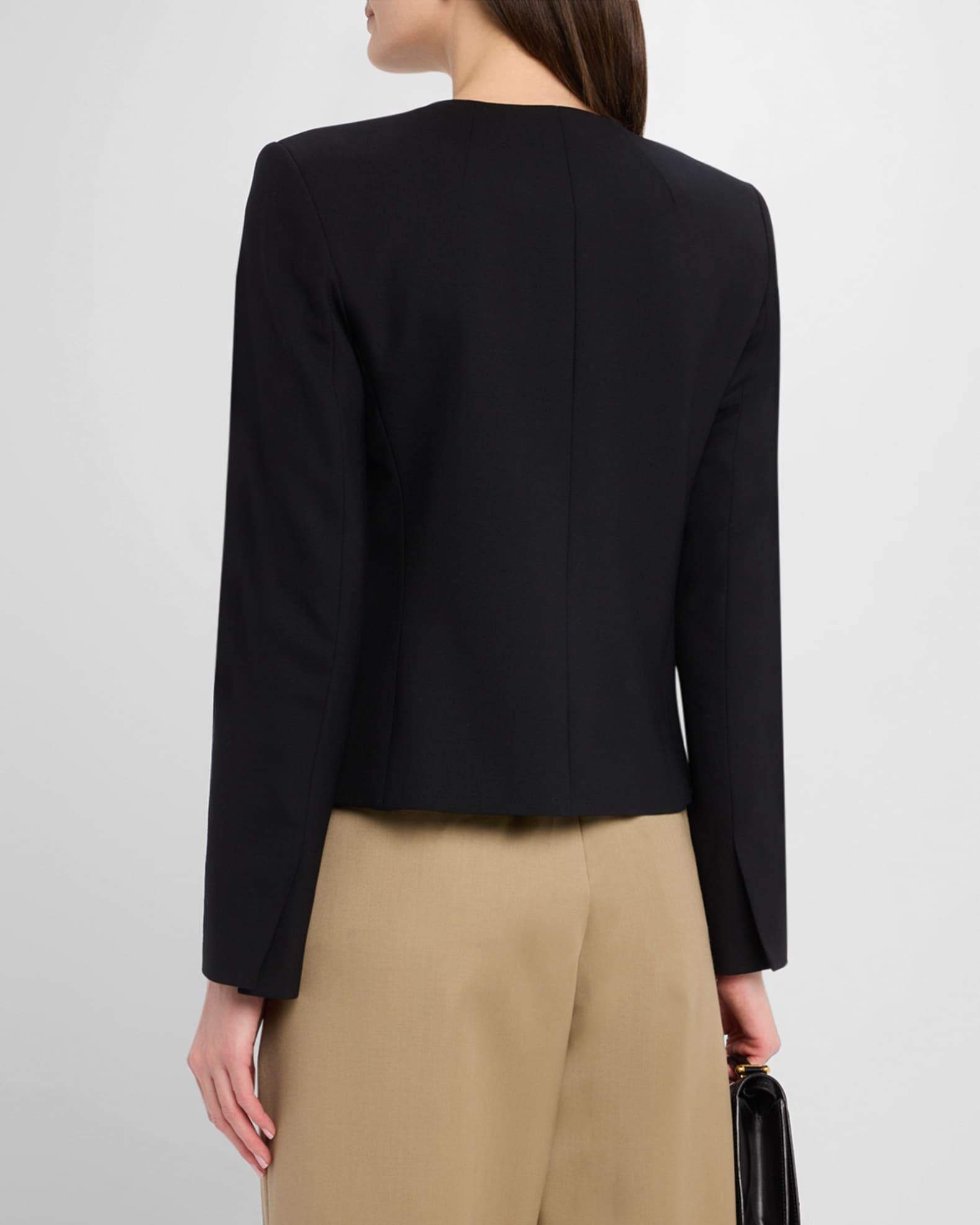 Single-Breasted Shrunken Jacket Product Image