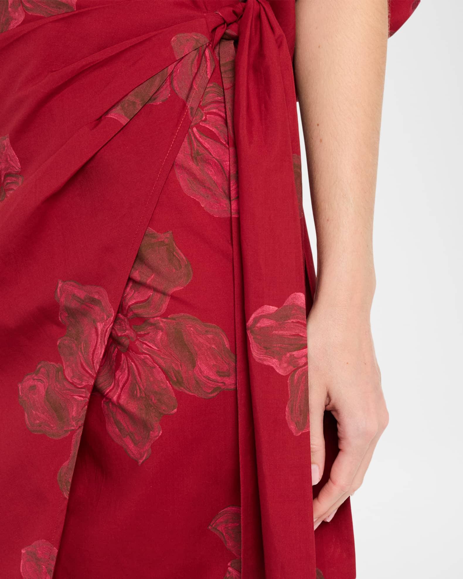 Ewa Floral-Print Maxi Wrap Skirt Product Image