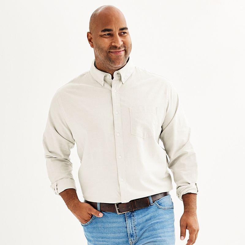 Big & Tall Sonoma Goods For Life® Perfect Length Button-Down Shirt, Men's,  Product Image