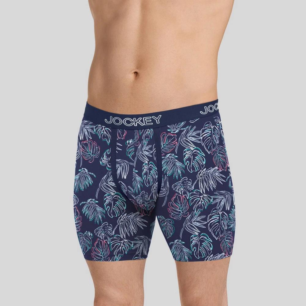 Jockey Generation Mens No Chafe Pouch Microfiber Boxer Briefs 3pk - Blue Product Image