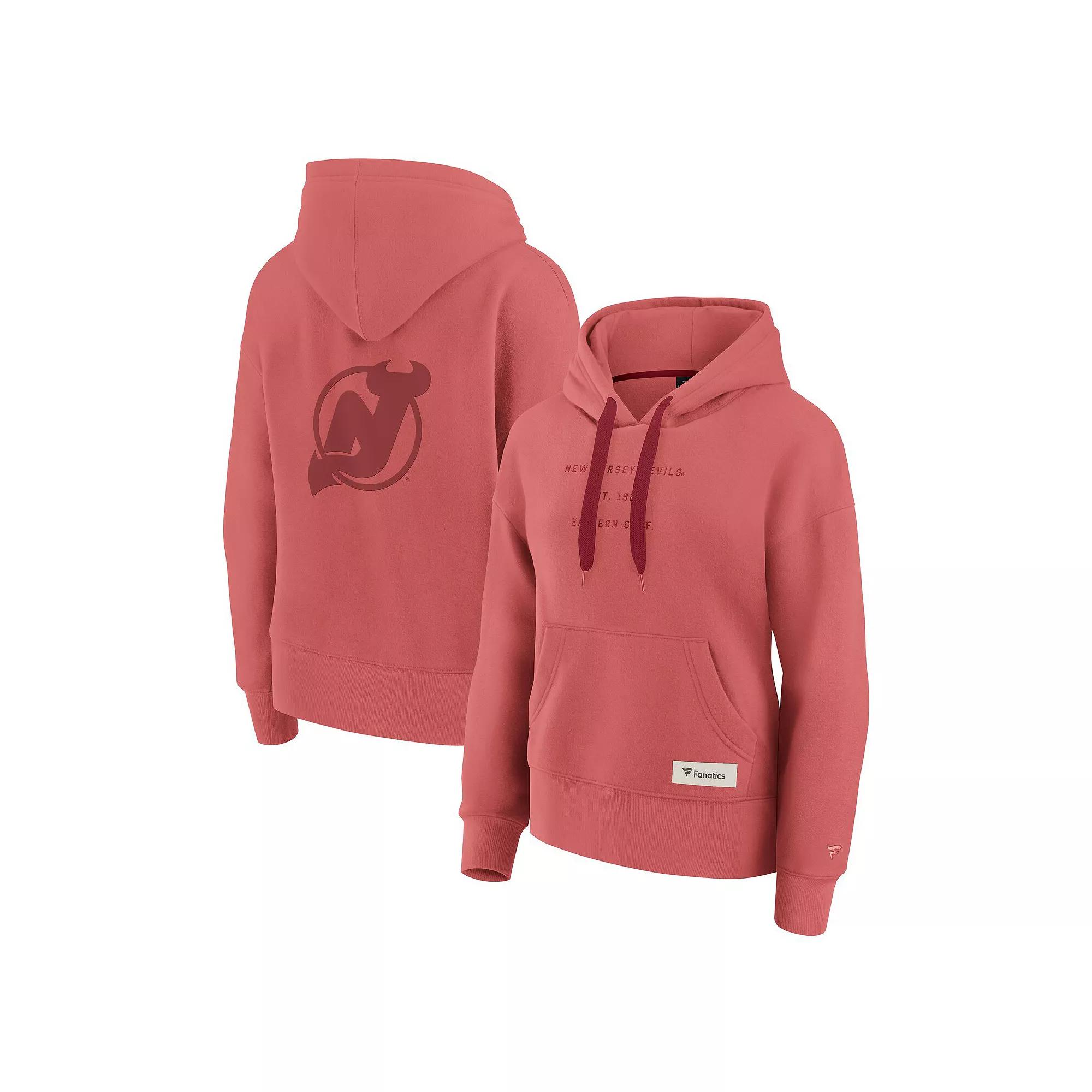 Women's Fanatics Red New Jersey Devils Elements Future Ground Subtle Tonal Pullover Hoodie,  Product Image