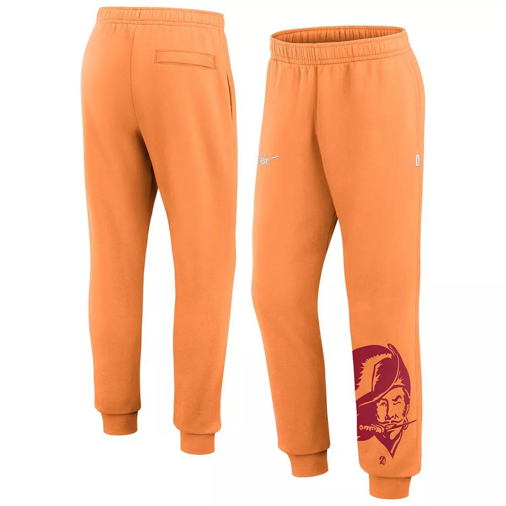 Men's Nike Orange Tampa Bay Buccaneers Logo Crop Joggers, Size: 2XL Product Image